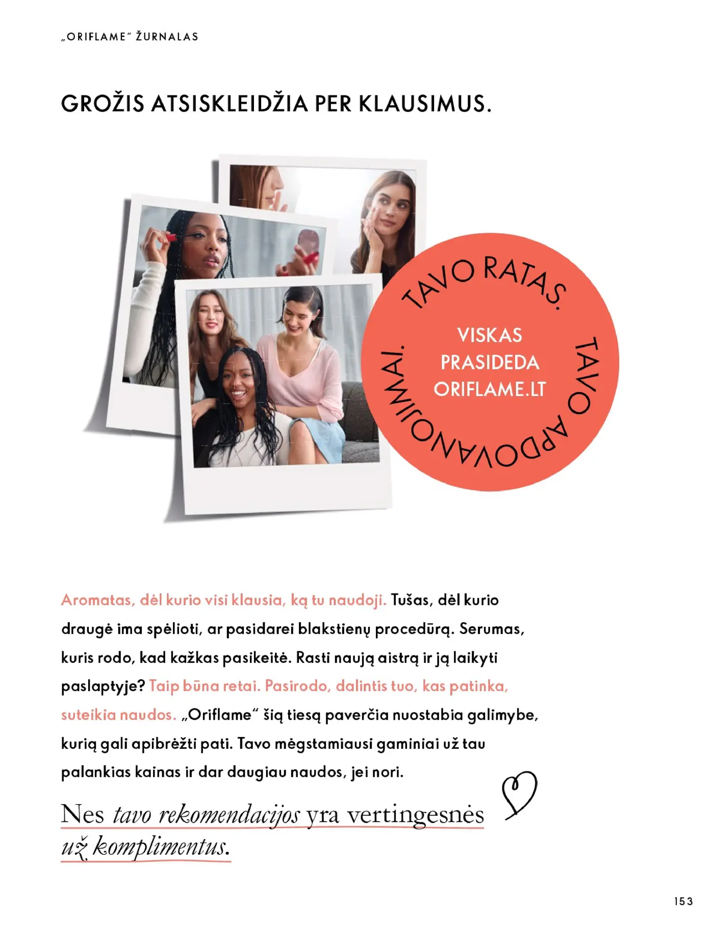 Oriflame Katalogas 14 – 153 puslapis