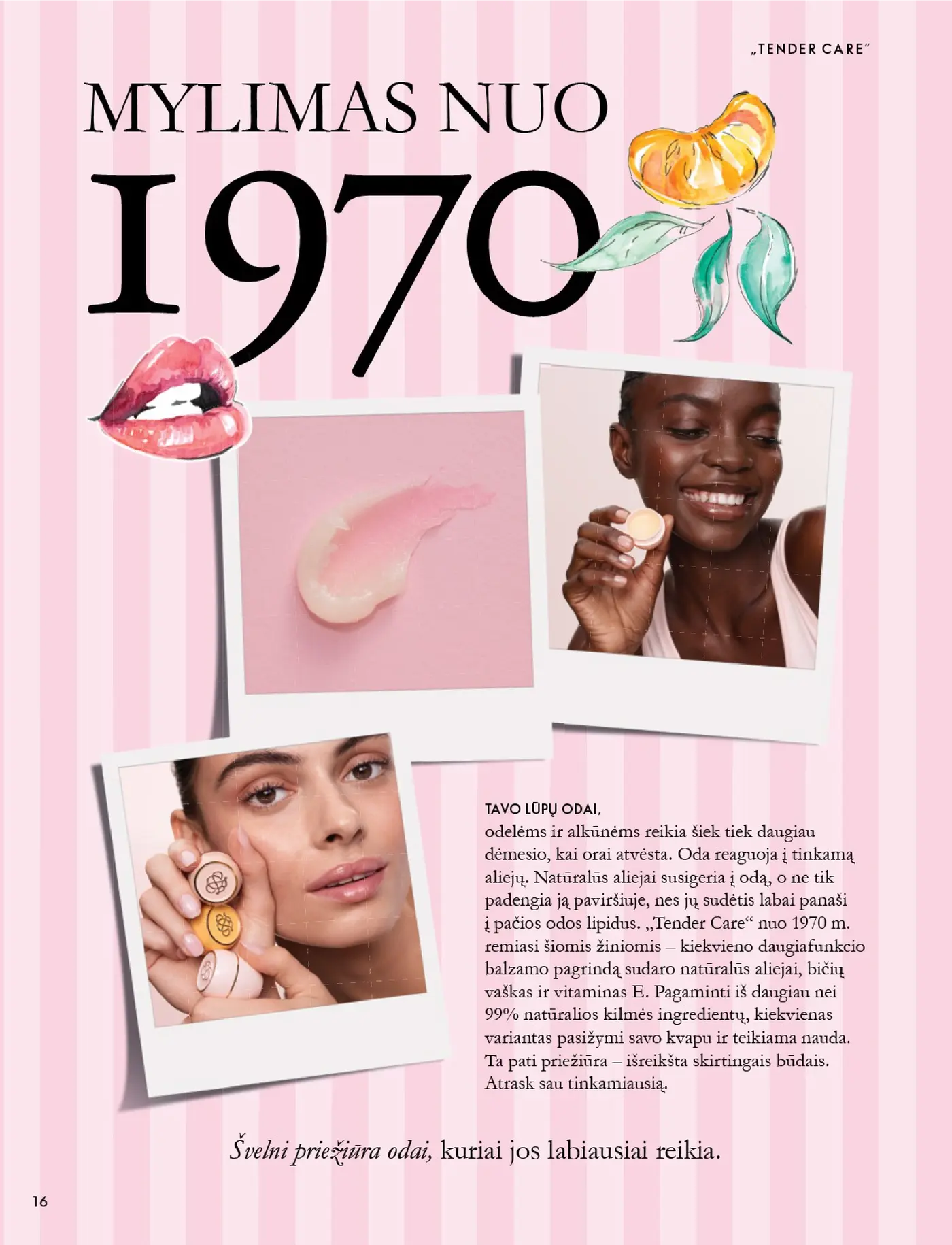 Oriflame Katalogas 14 – 16 puslapis