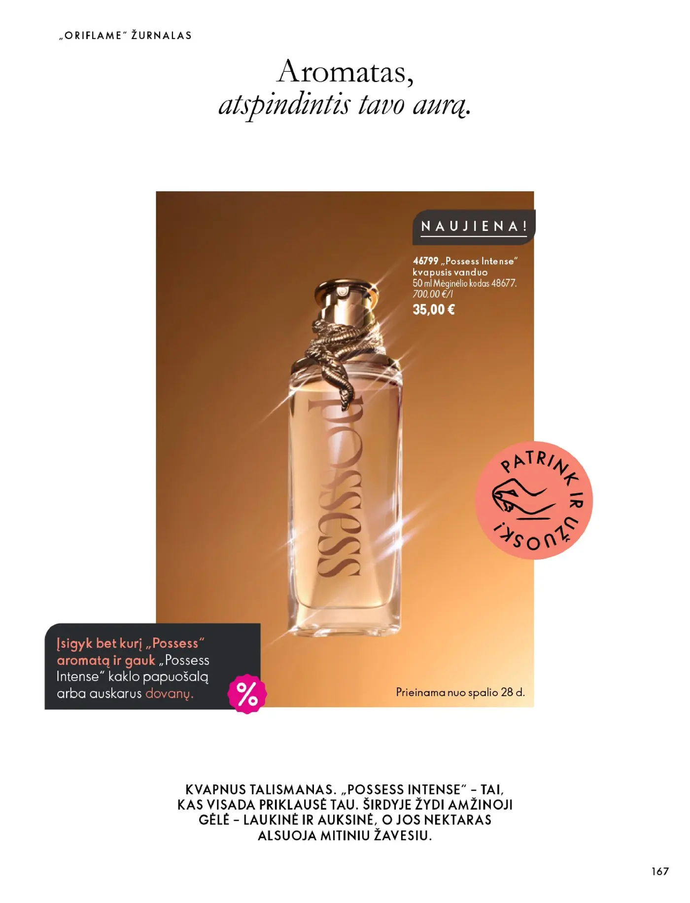 Oriflame Katalogas 14 – 167 puslapis