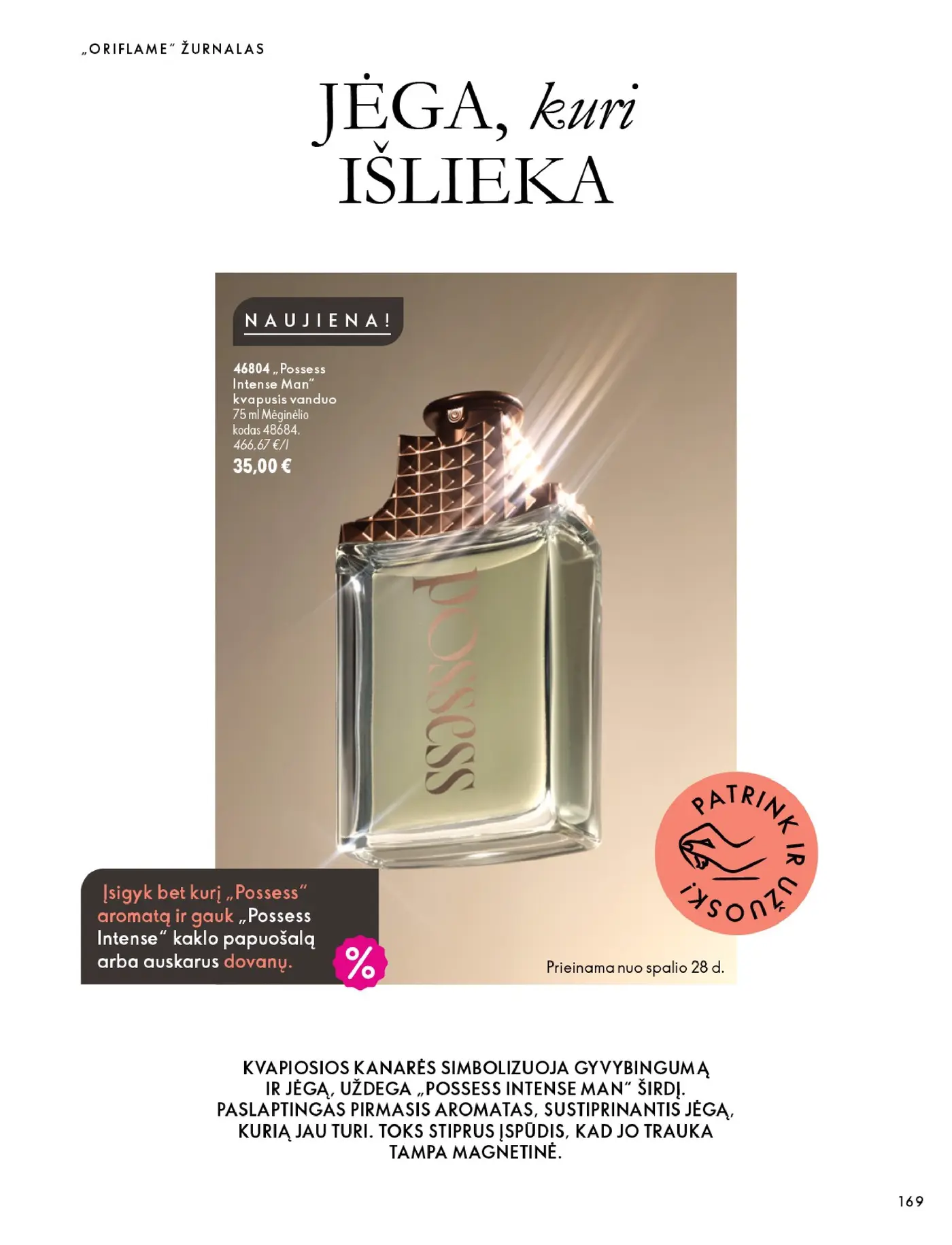 Oriflame Katalogas 14 – 169 puslapis