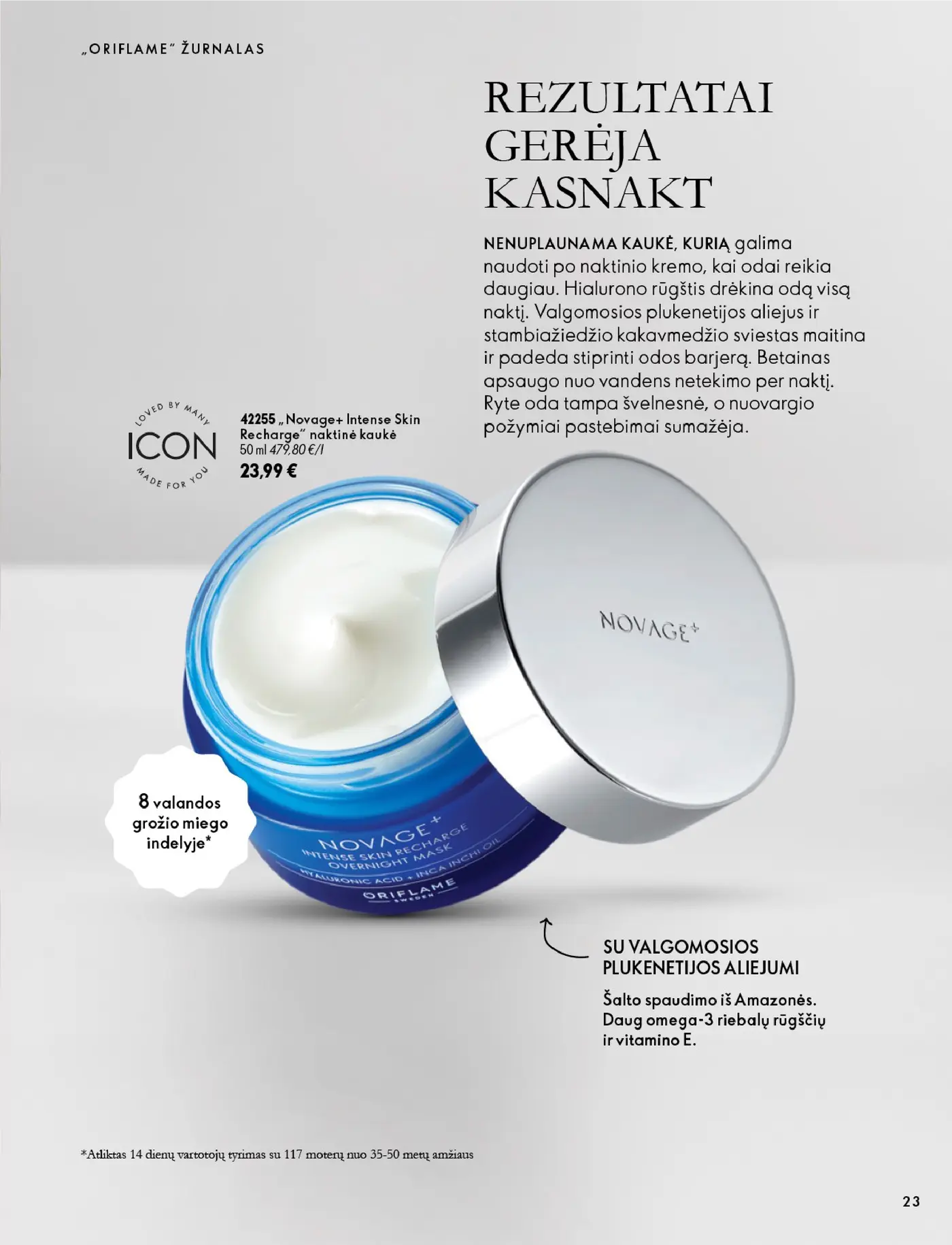Oriflame Katalogas 14 – 23 puslapis