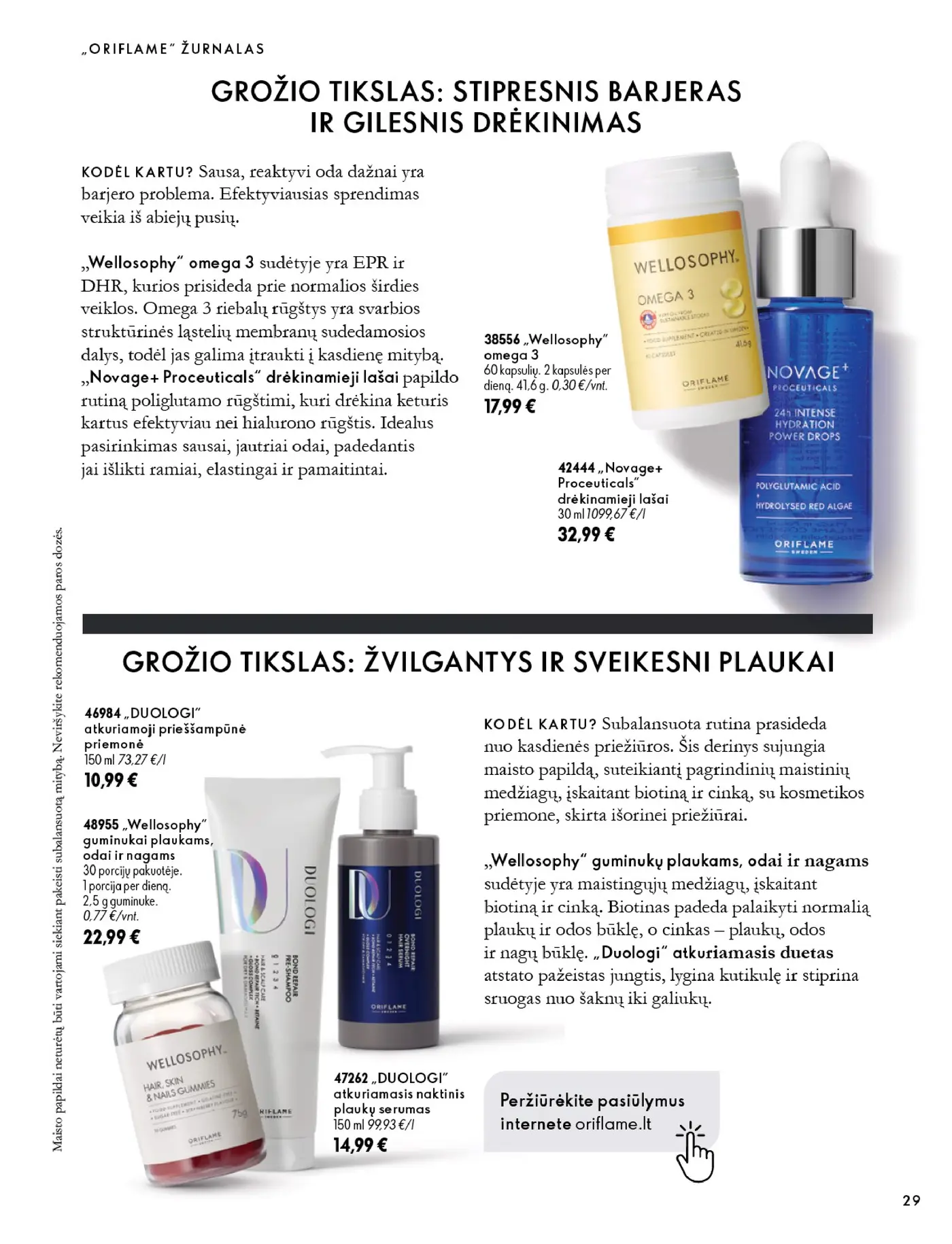 Oriflame Katalogas 14 – 29 puslapis