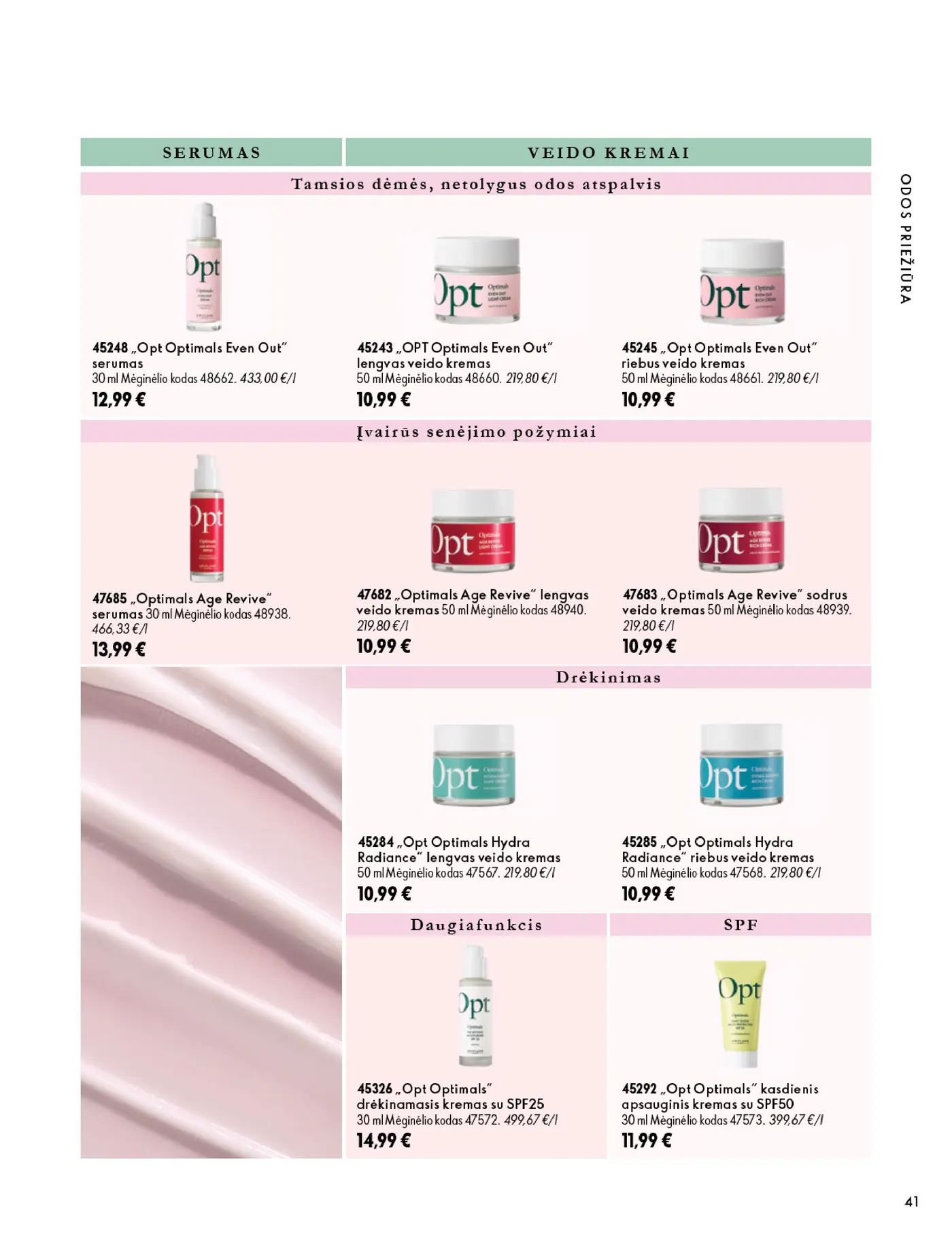Oriflame Katalogas 14 – 41 puslapis