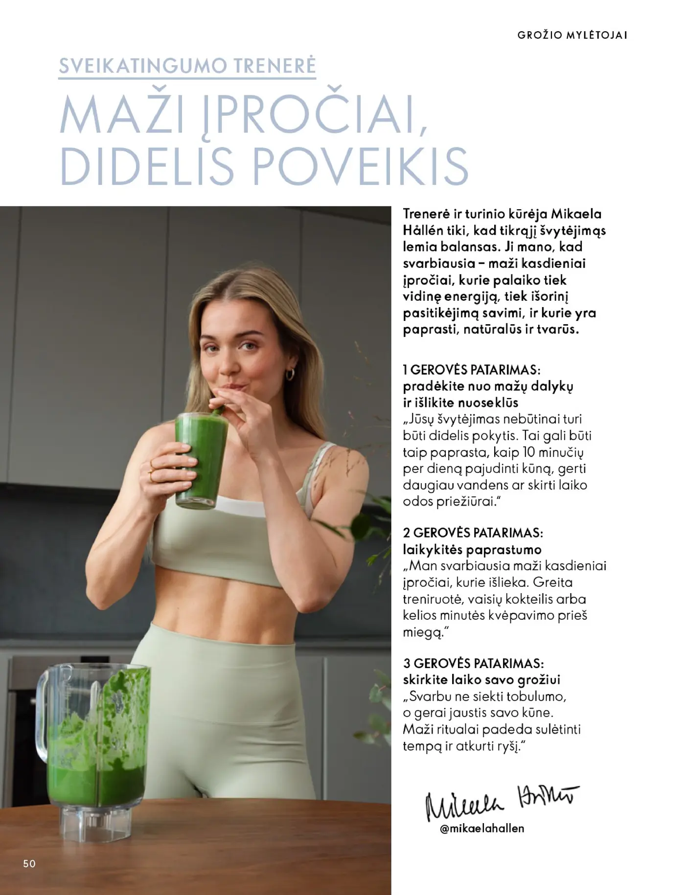 Oriflame Katalogas 14 – 50 puslapis