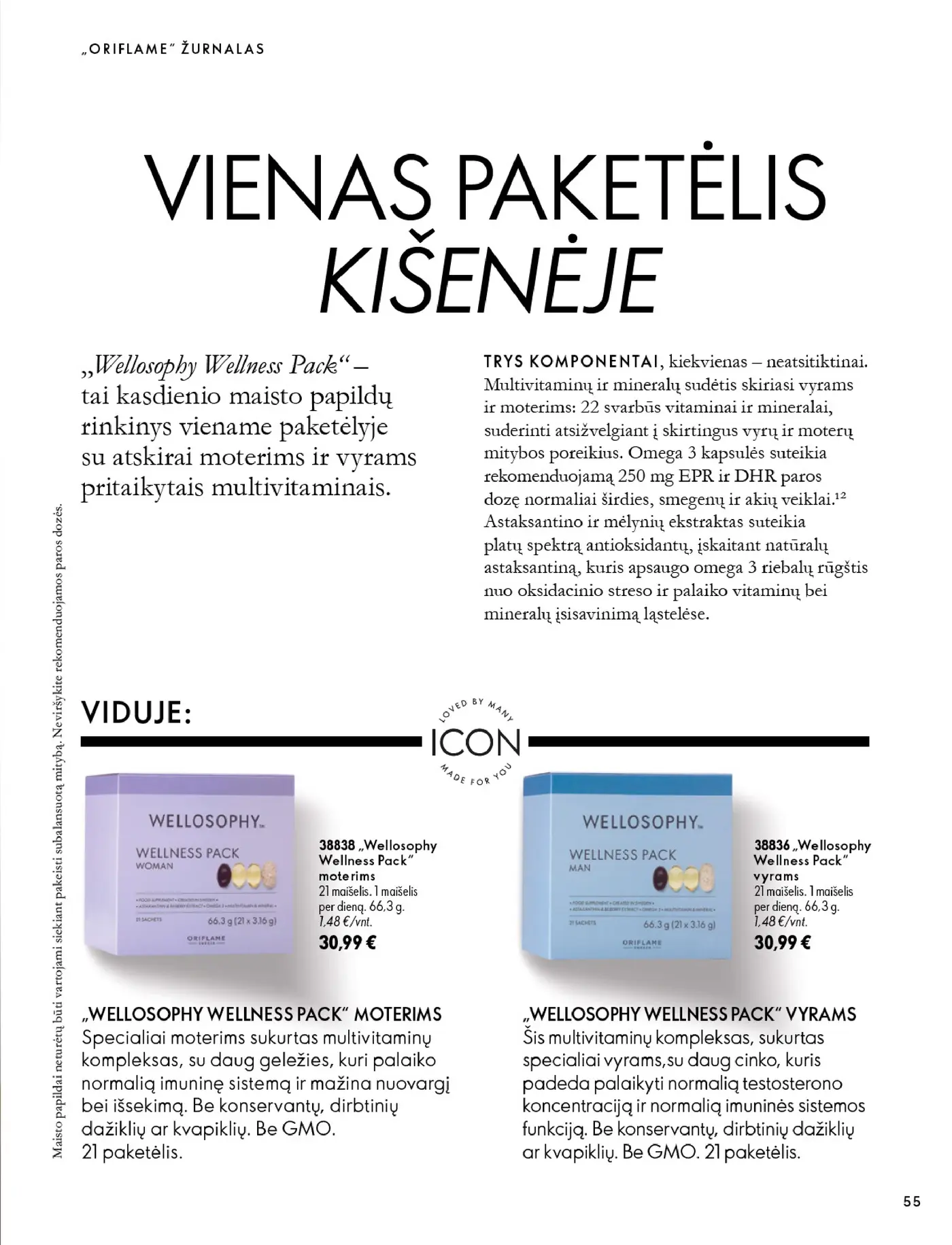 Oriflame Katalogas 14 – 55 puslapis