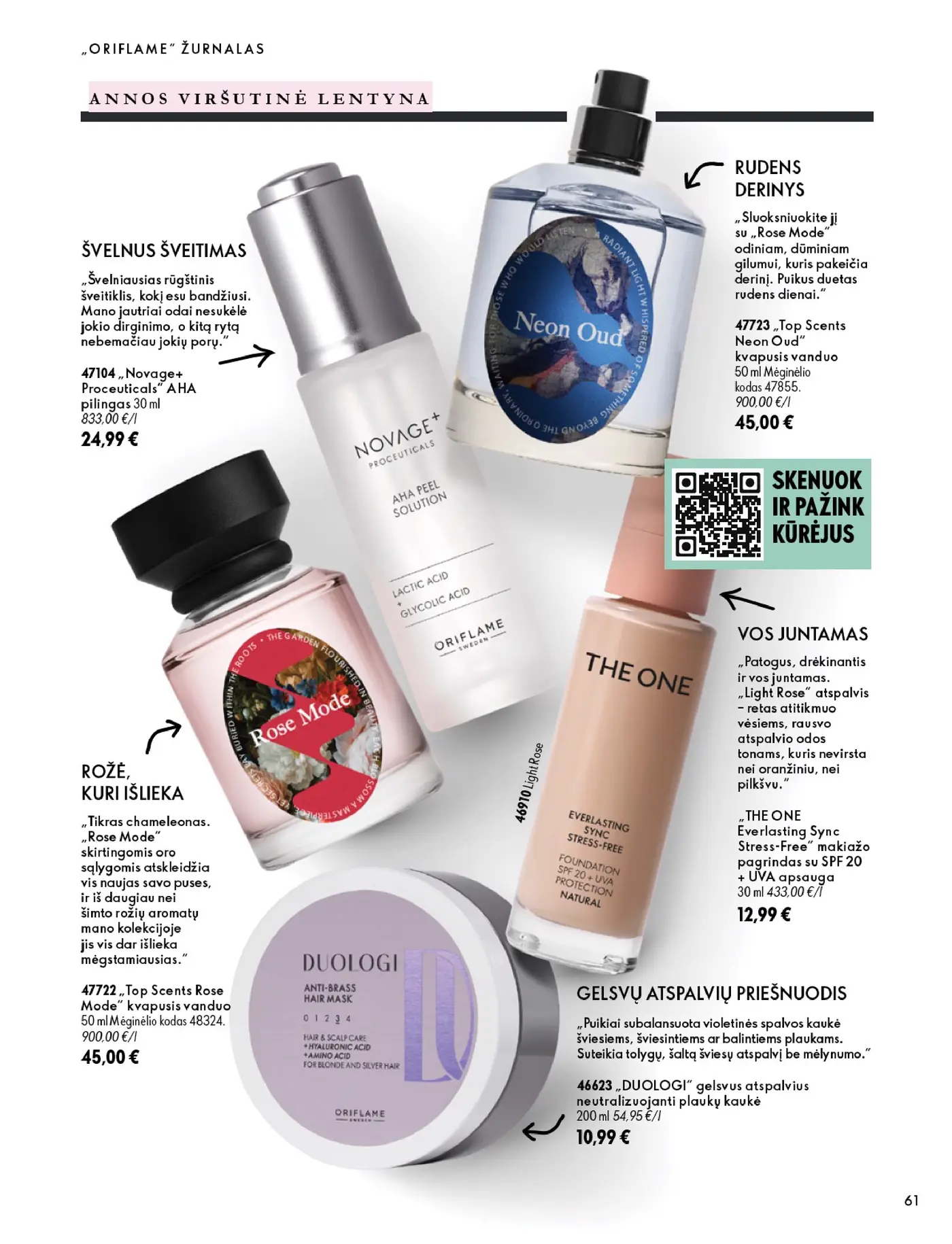 Oriflame Katalogas 14 – 61 puslapis