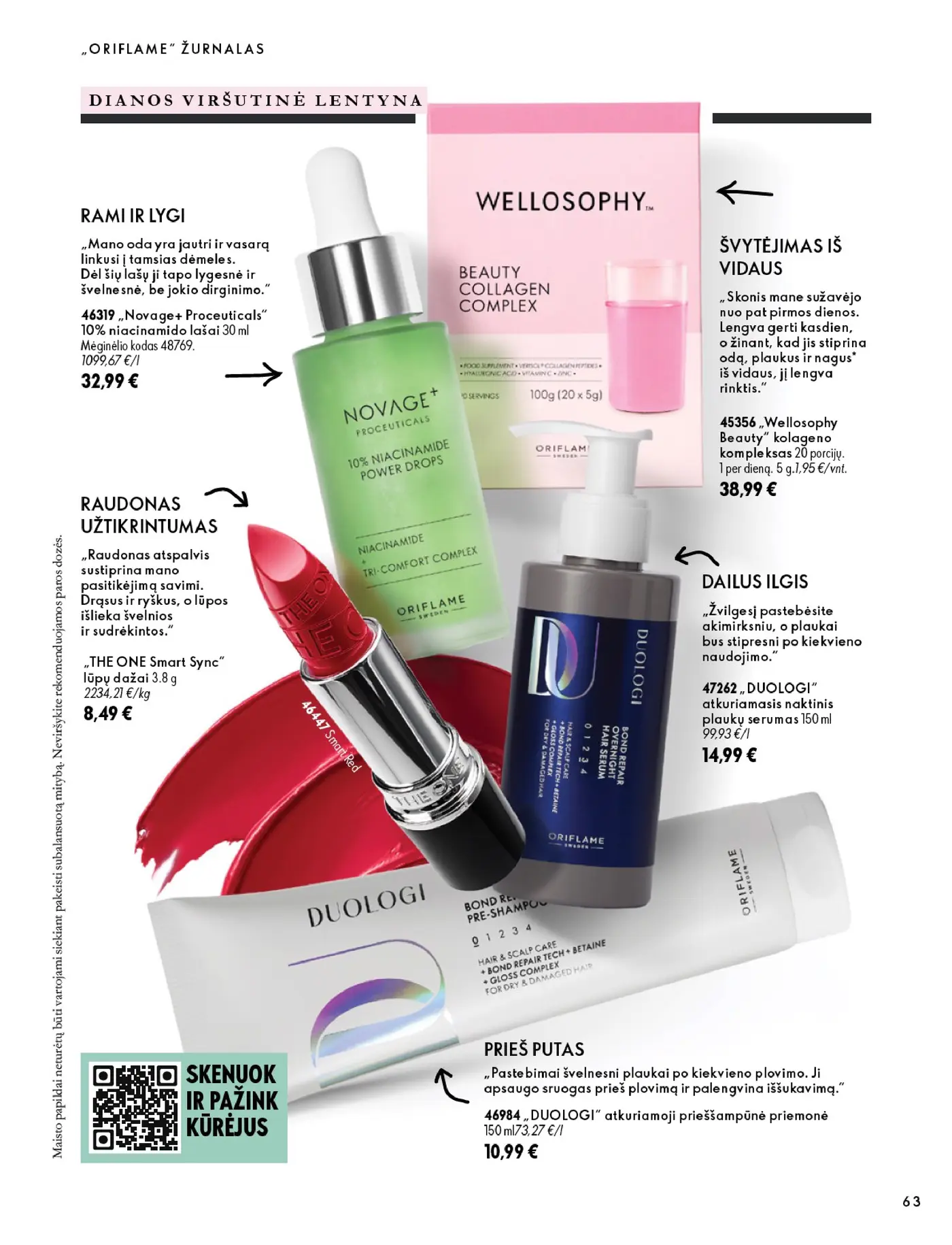 Oriflame Katalogas 14 – 63 puslapis