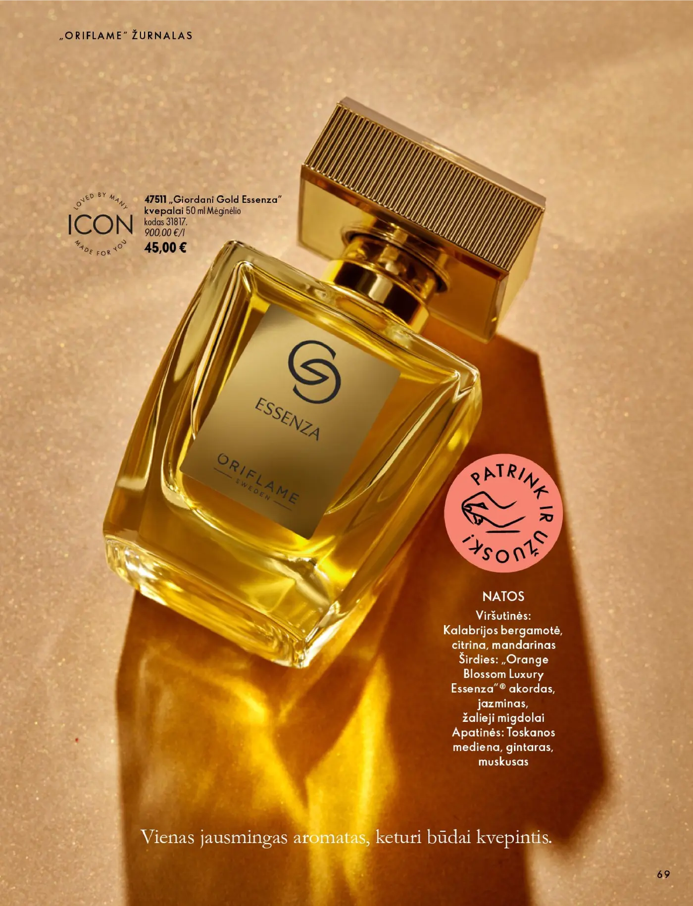 Oriflame Katalogas 14 – 69 puslapis