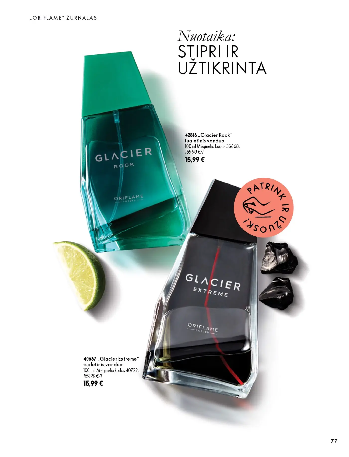Oriflame Katalogas 14 – 77 puslapis