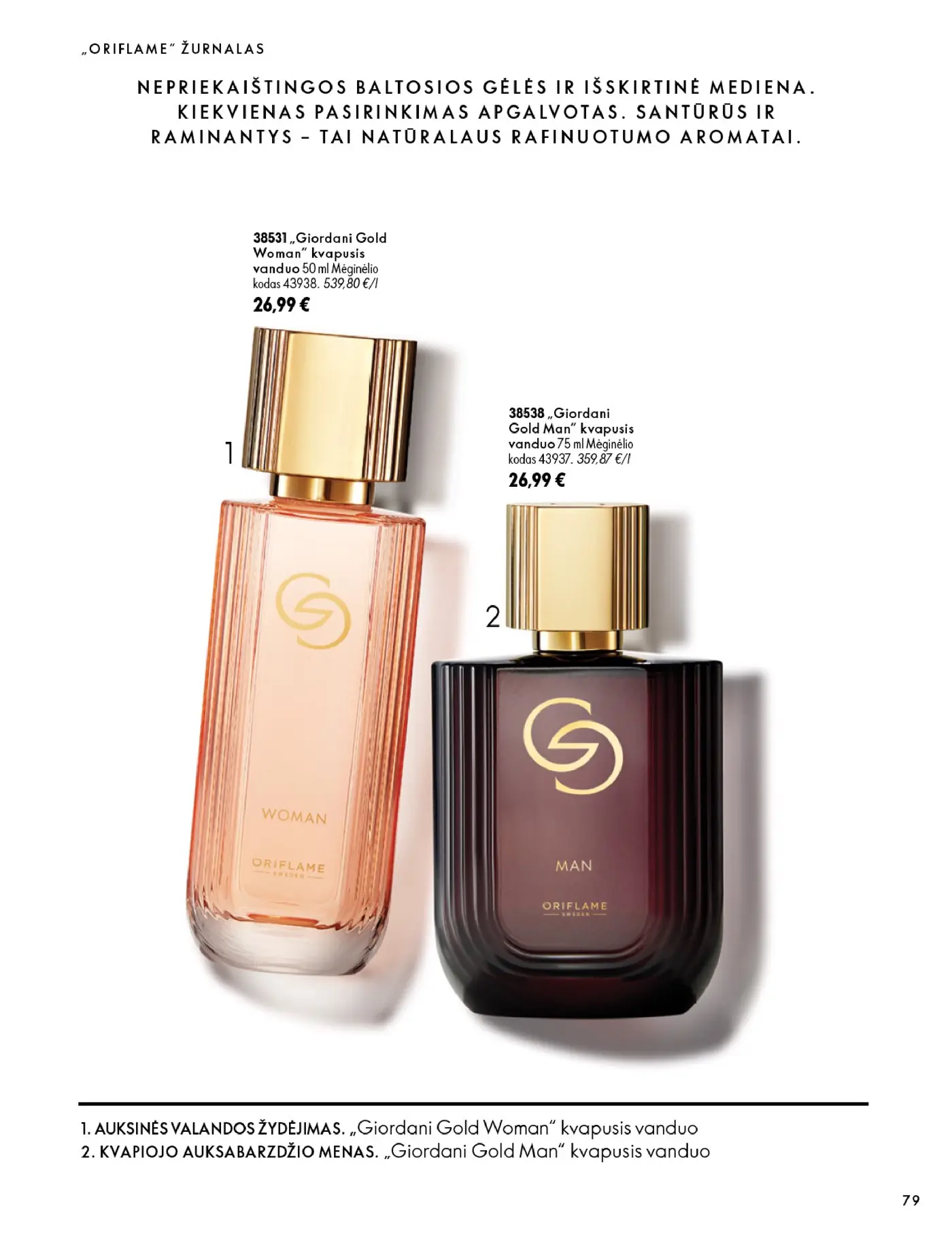 Oriflame Katalogas 14 – 79 puslapis