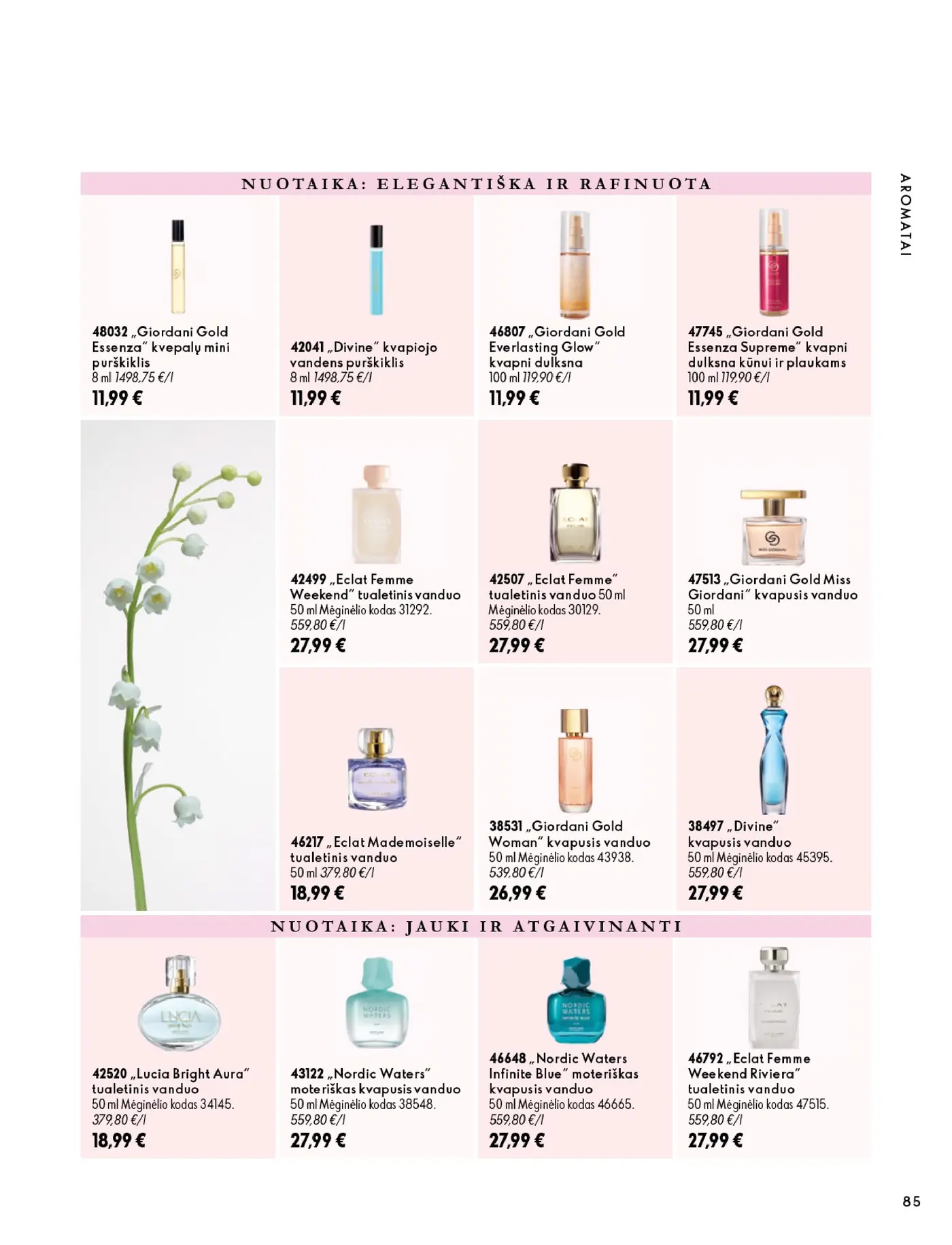 Oriflame Katalogas 14 – 85 puslapis