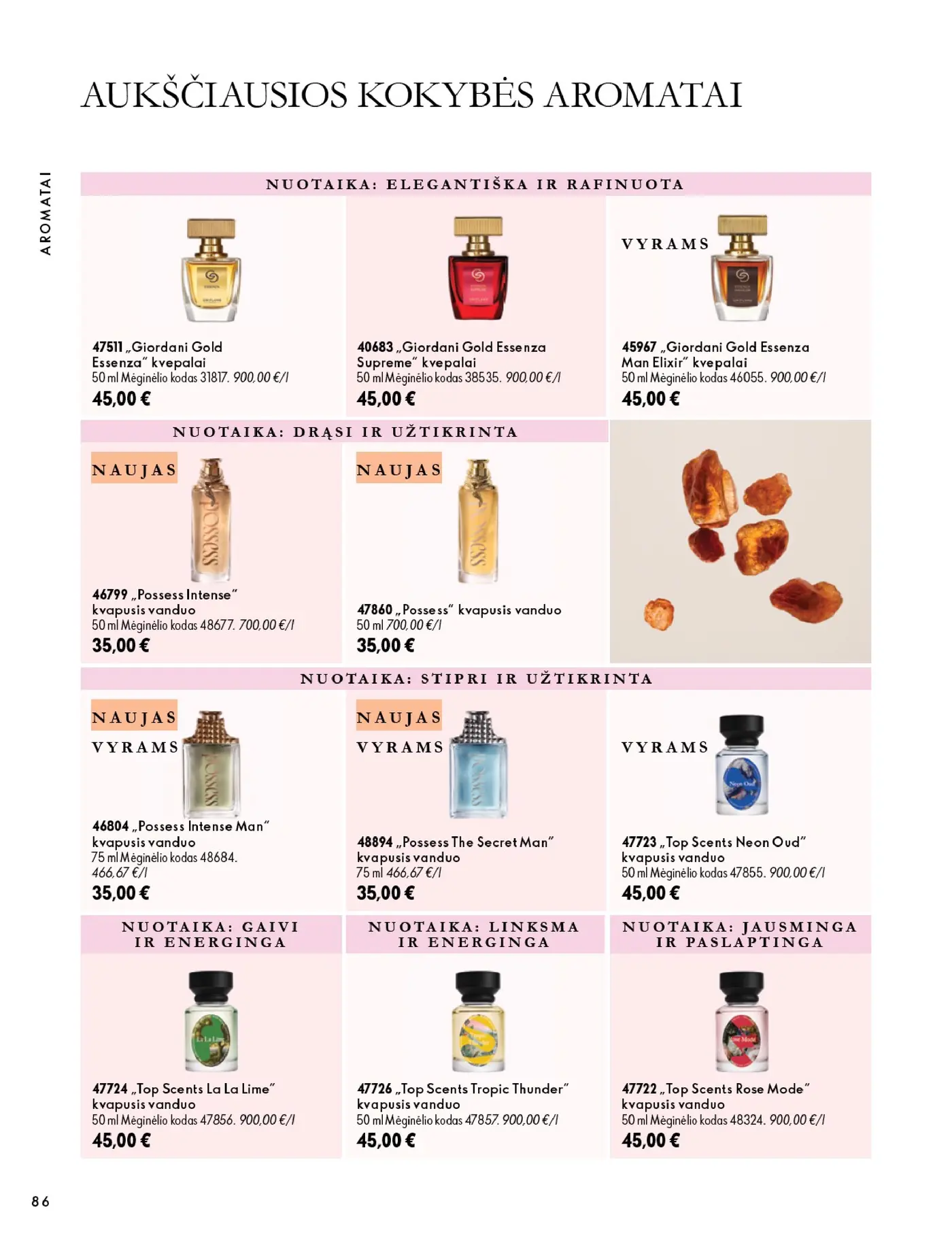 Oriflame Katalogas 14 – 86 puslapis