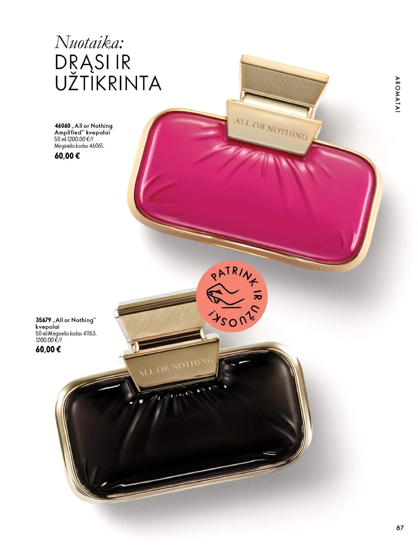 Oriflame Katalogas 14 – 87 puslapis