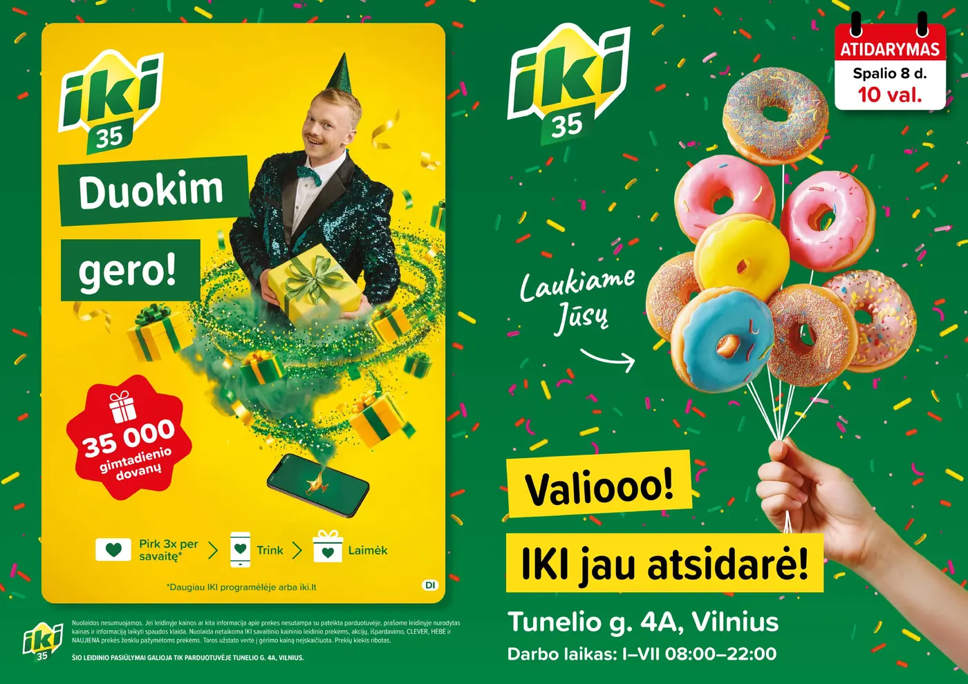 Specialūs pasiūlymai IKI Tunelio parduotuvės klientams – 1 puslapis