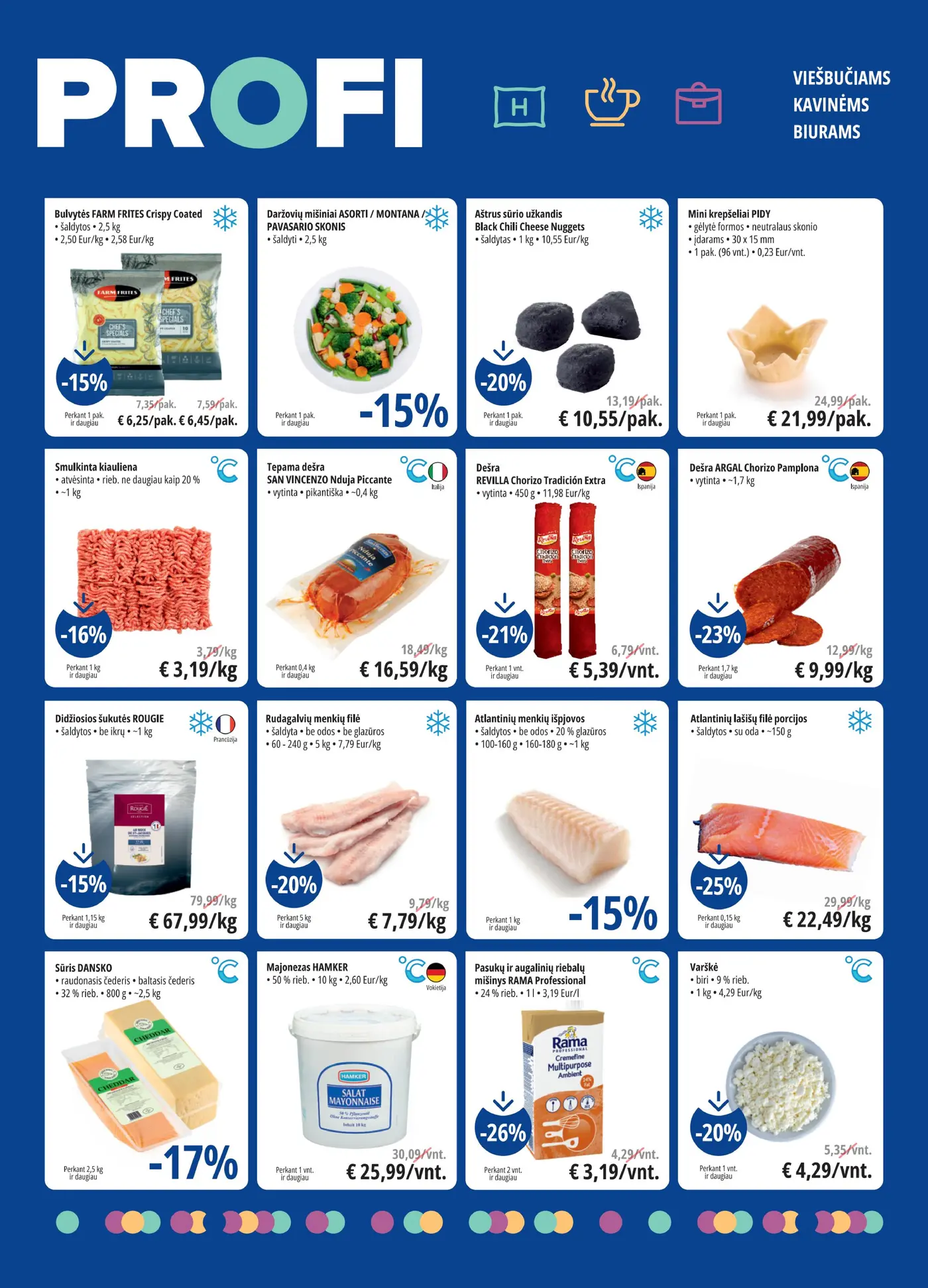PROMO Cash&Carry pasiūlymai – 6 puslapis: aštrus sūrio užkandis Black Chili Cheese Nuggets, 1 kg