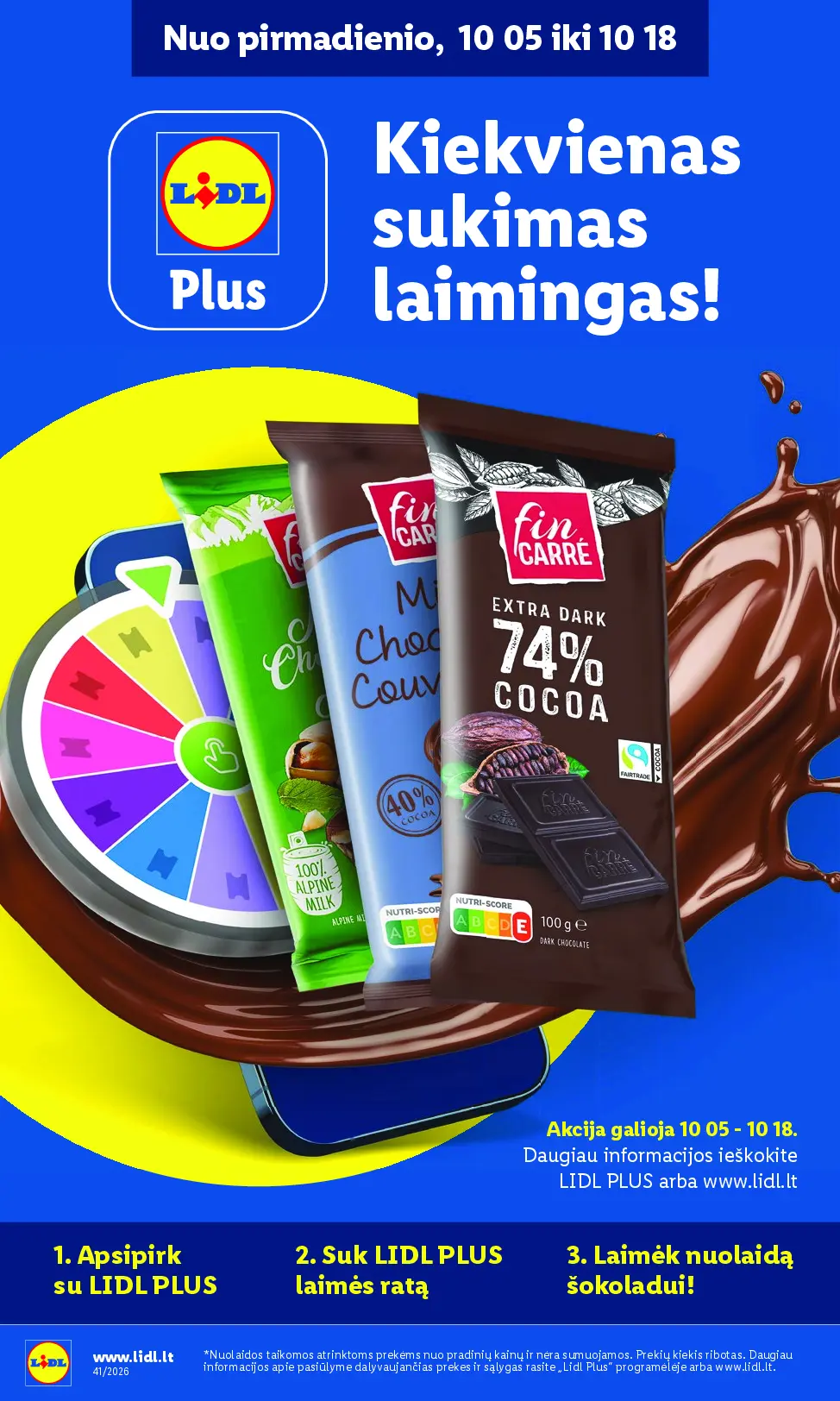 Naujas Lidl nuolaidų leidinys - MAISTO PREKIŲ PASIŪLYMAI Nr.42 – 50 puslapis