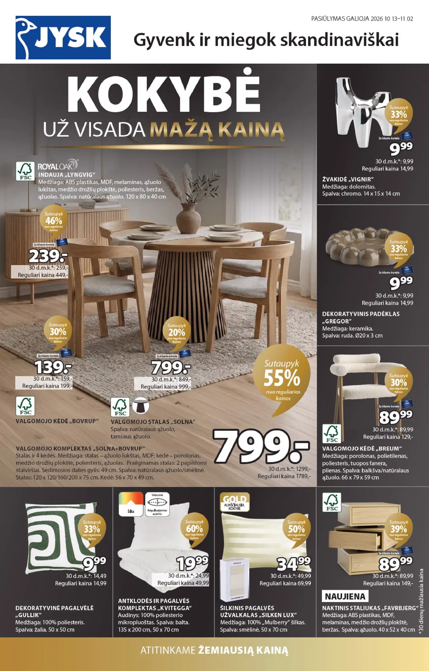 Jysk katalogas – 2 puslapis