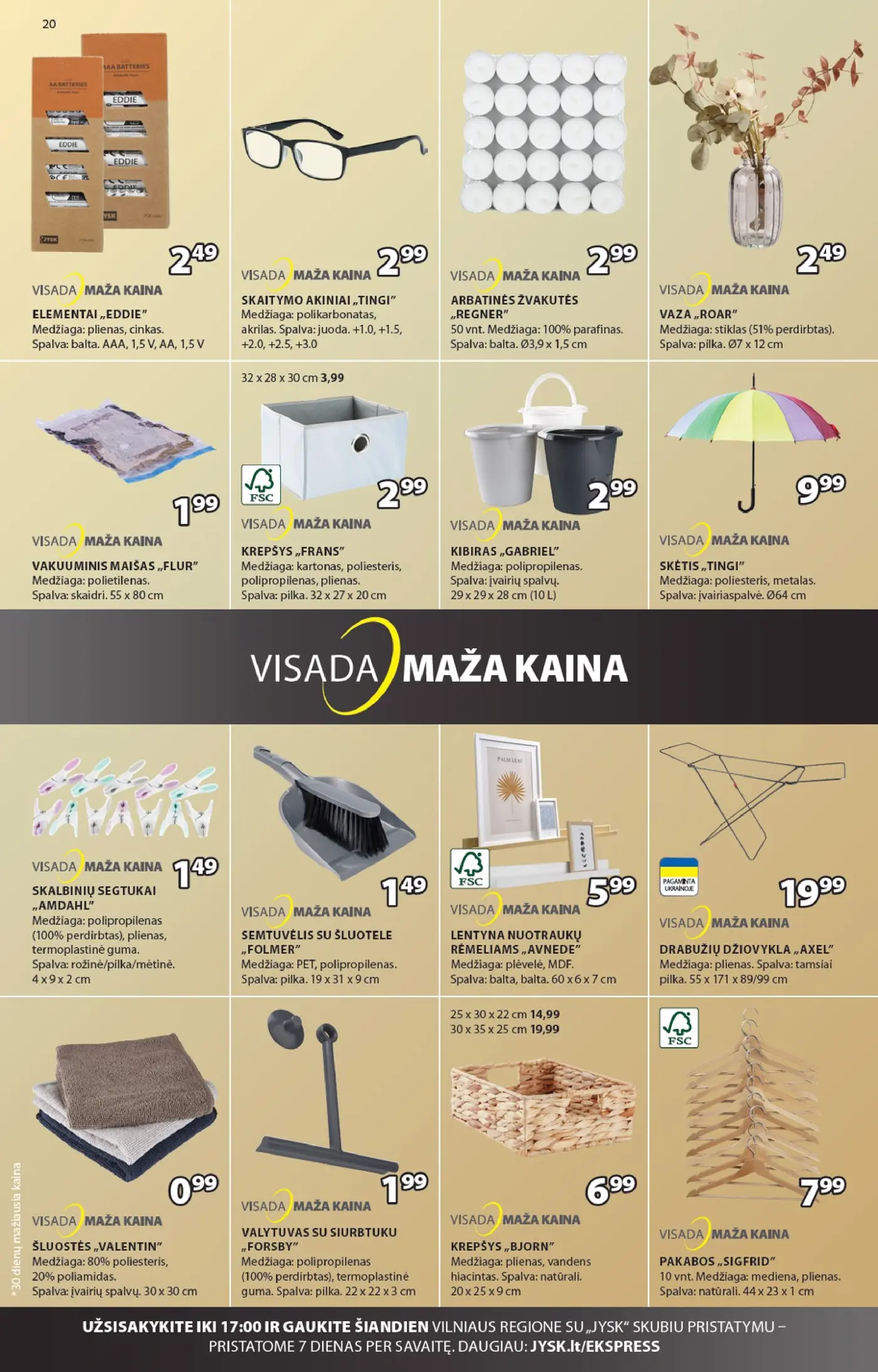 Jysk katalogas – 21 puslapis