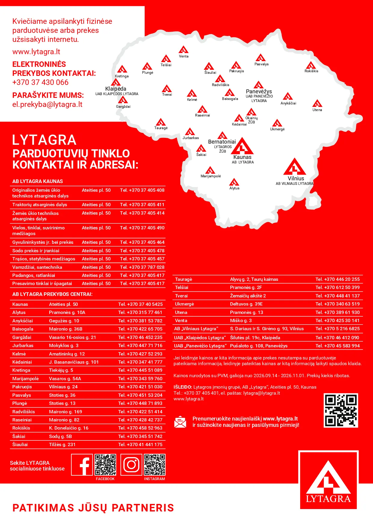 Naujas Lytagra nuolaidų leidinys - Rudens leidinys 2026 – 12 puslapis