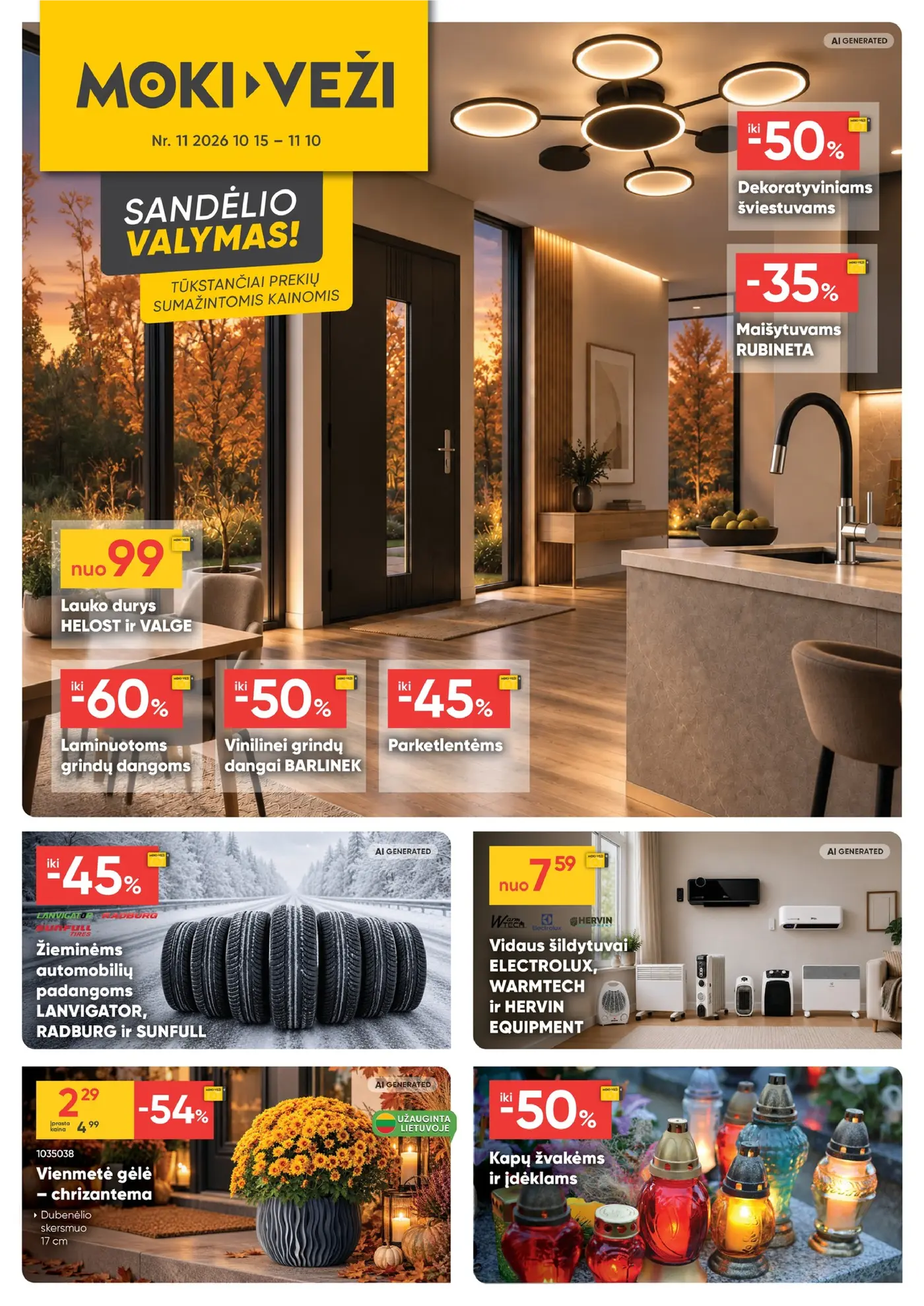Moki Veži kainynas Nr. 11 – 1 puslapis