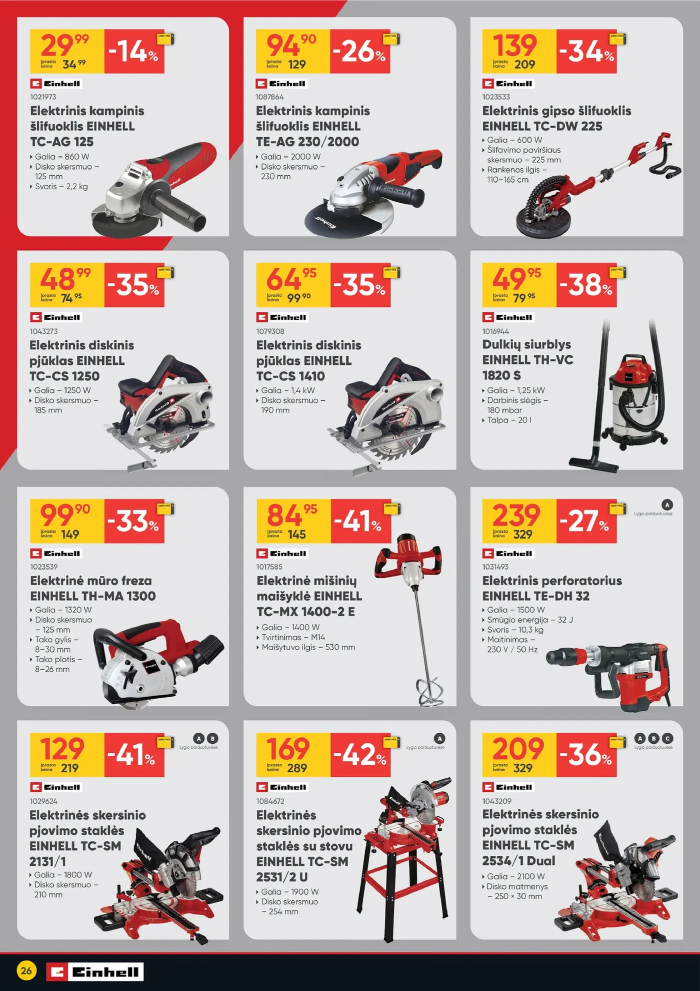 Moki Veži kainynas Nr. 11 – 26 puslapis