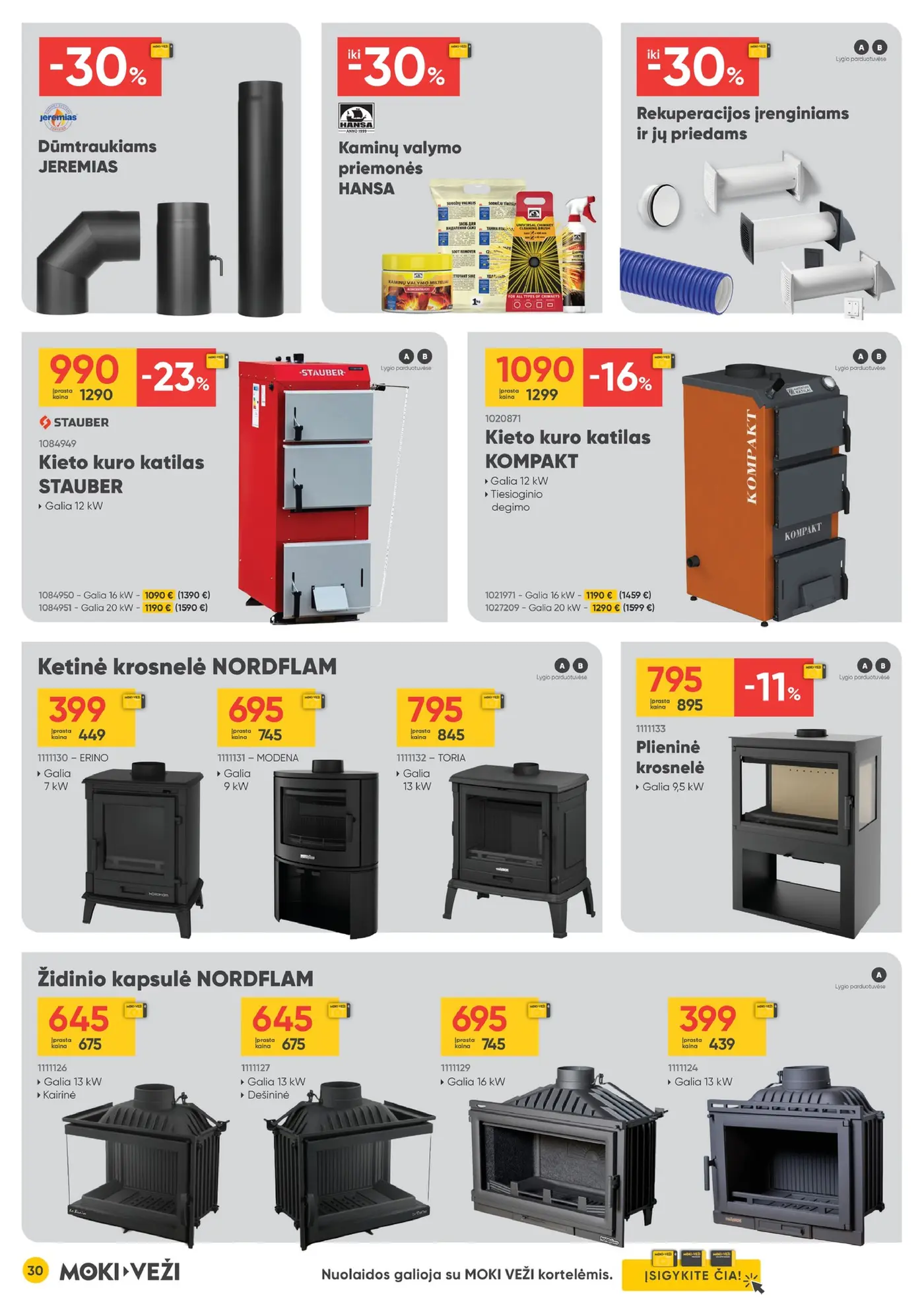 Moki Veži kainynas Nr. 11 – 30 puslapis