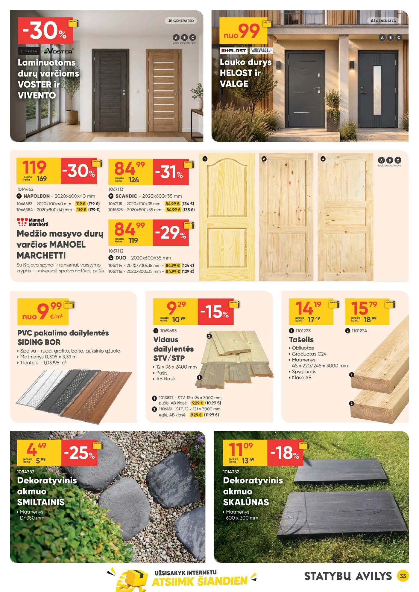 Moki Veži kainynas Nr. 11 – 33 puslapis