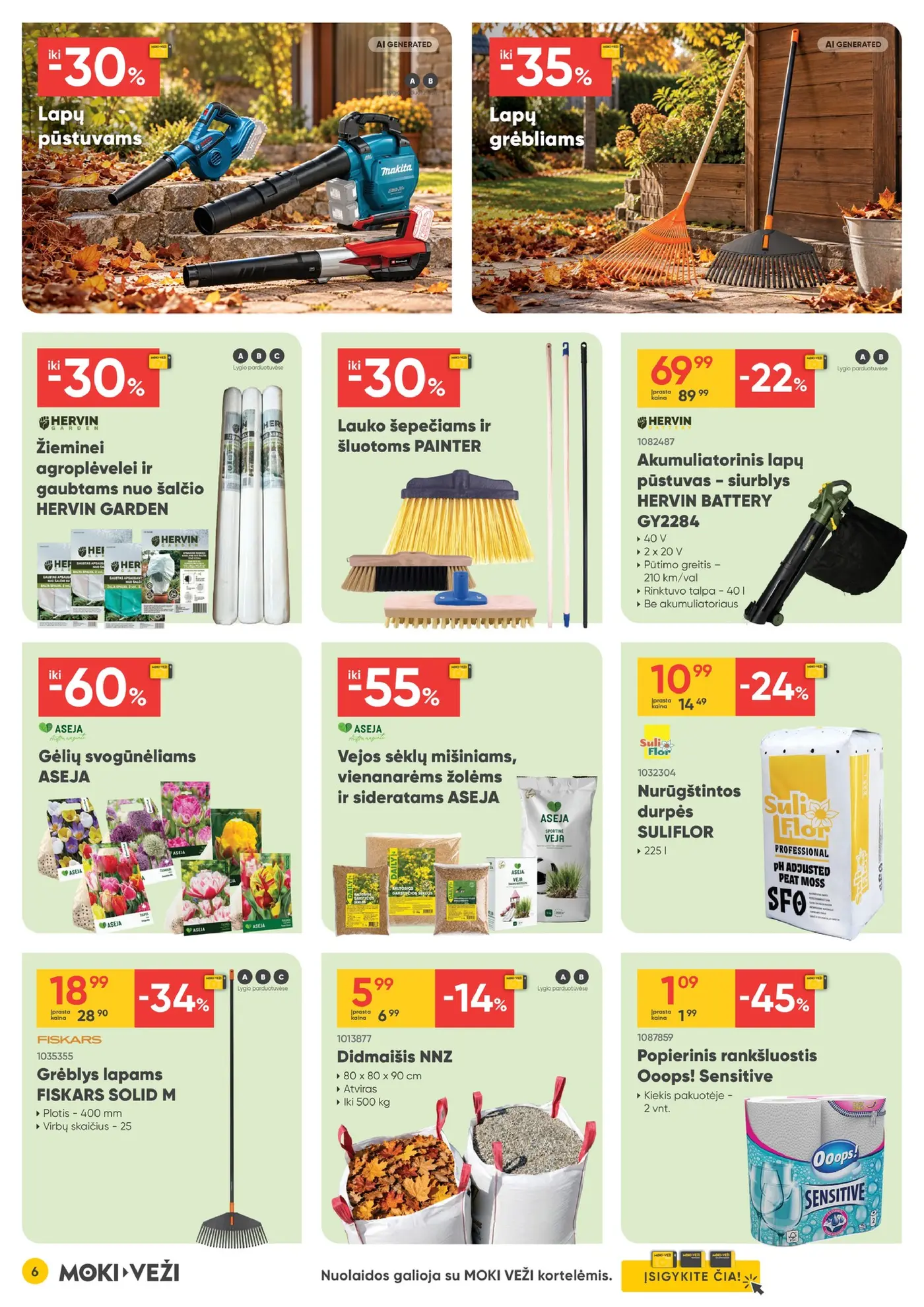 Moki Veži kainynas Nr. 11 – 6 puslapis