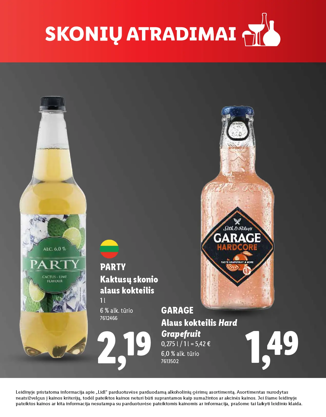 Naujas Lidl nuolaidų leidinys - SKONIO ATRADIMAI – 25 puslapis