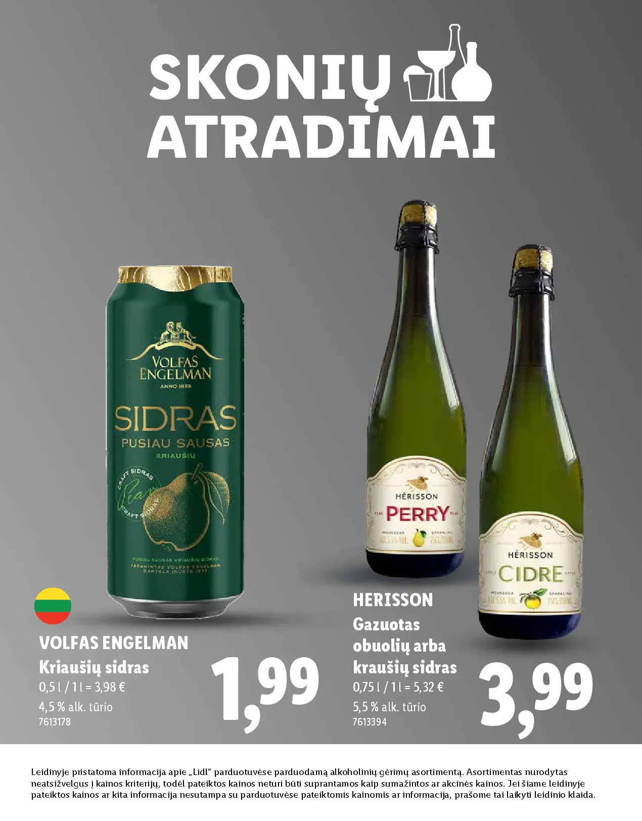Naujas Lidl nuolaidų leidinys - SKONIO ATRADIMAI – 26 puslapis