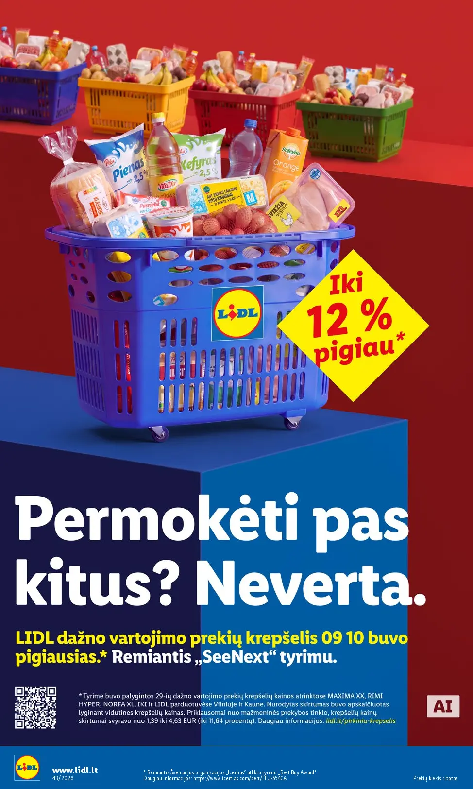 Naujas Lidl nuolaidų leidinys - MAISTO PREKIŲ PASIŪLYMAI Nr.43 – 6 puslapis