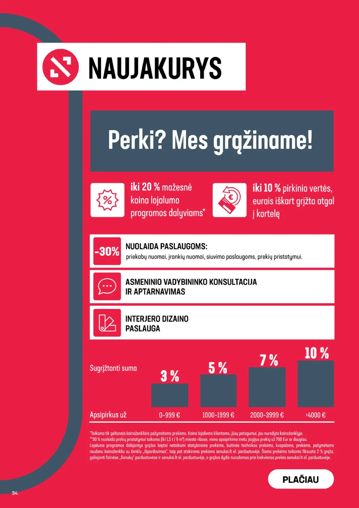 Naujas Senukai nuolaidų leidinys - Leidinys Nr. 35 – 34 puslapis
