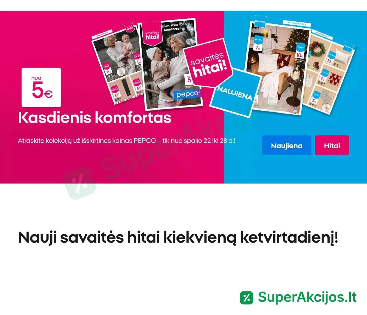 Pepco savaitės hitai – 1 puslapis