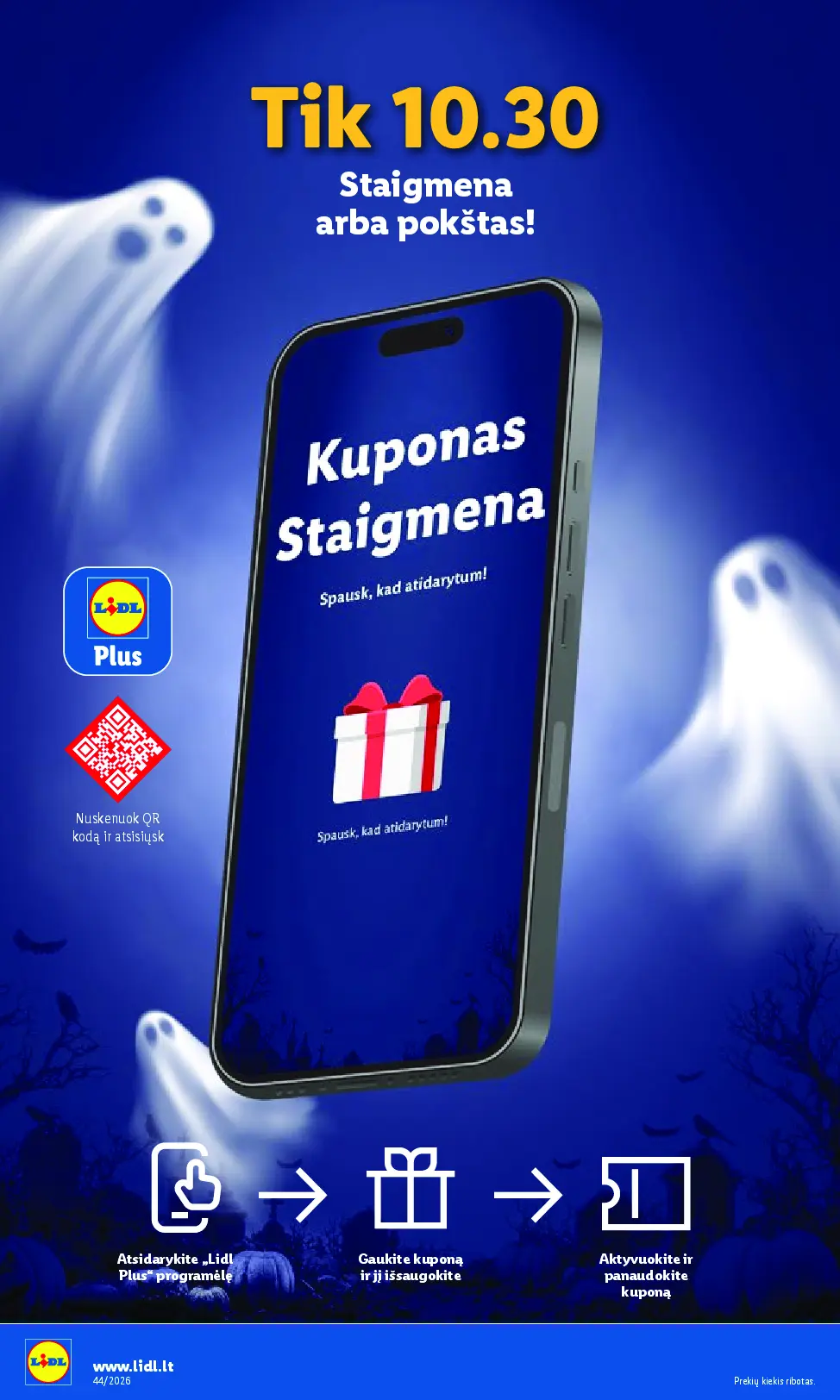 Naujas Lidl nuolaidų leidinys - MAISTO PREKIŲ PASIŪLYMAI Nr.44 – 38 puslapis
