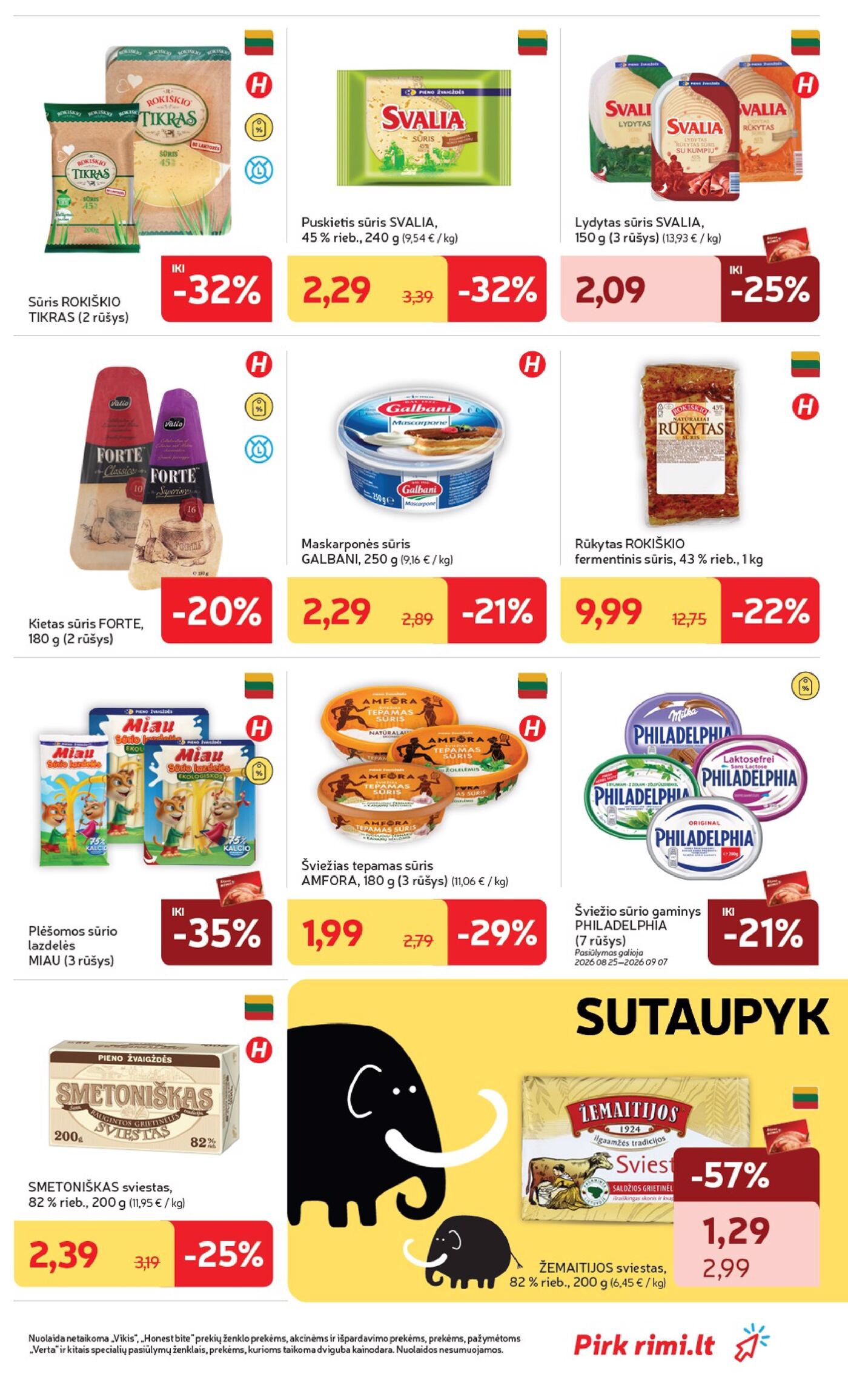 „Rimi“ savaitinis leidinys Nr. 36 (2026.09.01 - 2026.09.07) – 19 puslapis