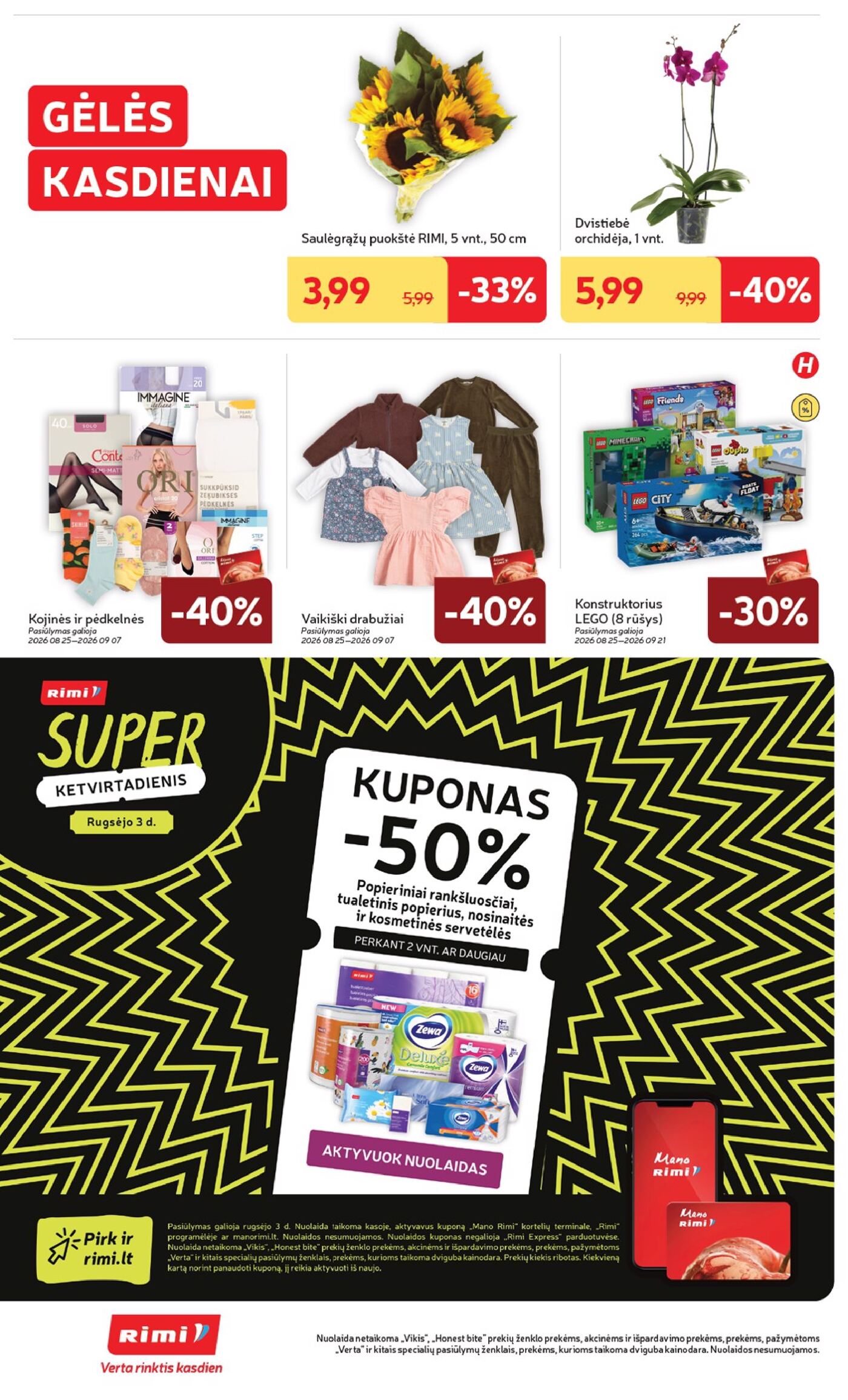 „Rimi“ savaitinis leidinys Nr. 36 (2026.09.01 - 2026.09.07) – 28 puslapis