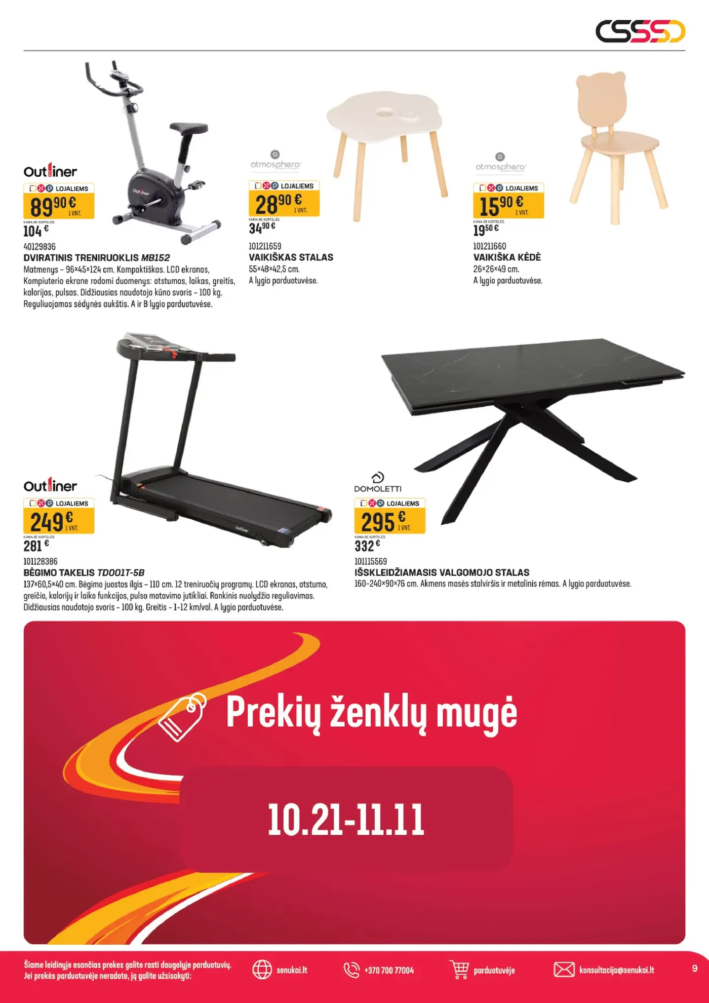 Naujas Senukai nuolaidų leidinys - Leidnys Nr. 36 – 9 puslapis