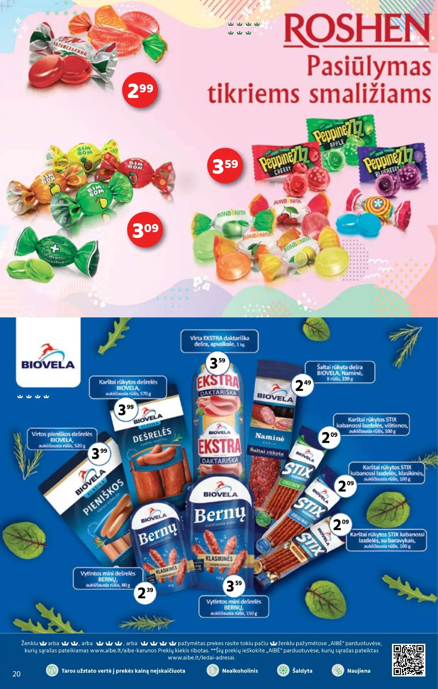 Aibė leidinys Nr. 21 – 20 puslapis: ROSHEN, BIM BOM, PeppineZZZ