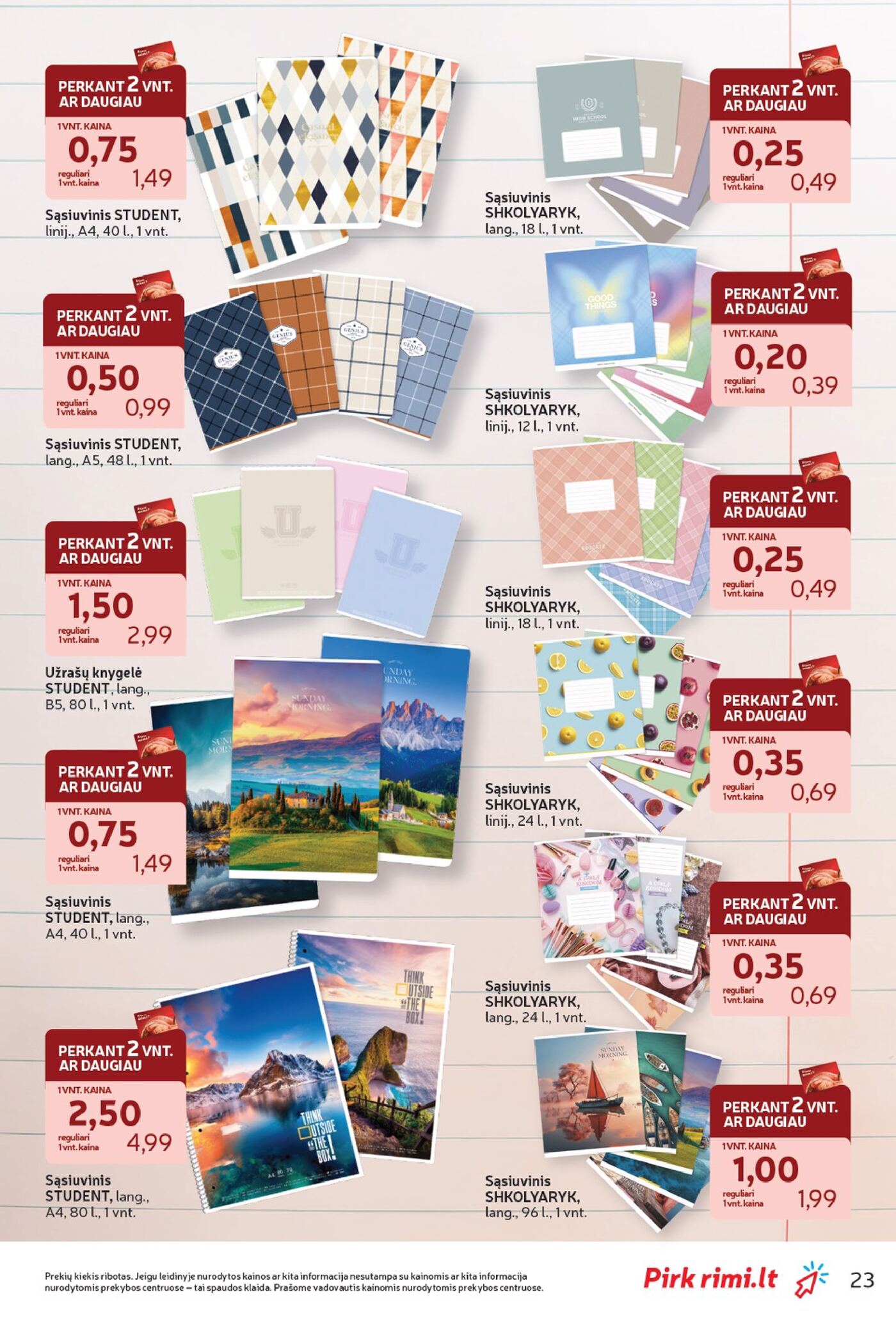 Rimi Back to School 2026 – 23 puslapis