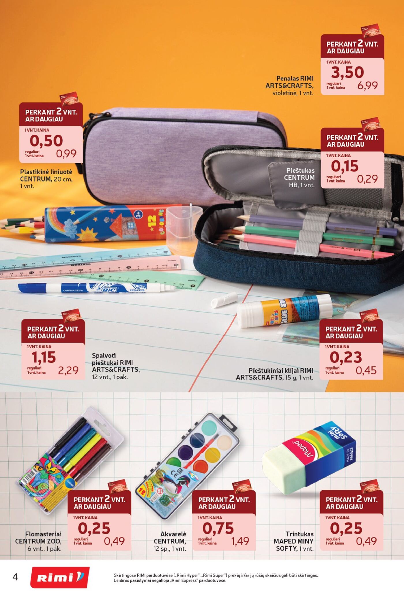Rimi Back to School 2026 – 4 puslapis