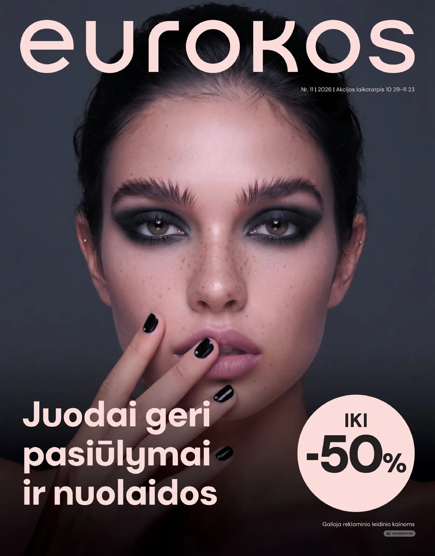 Eurokos lapkričio mėnesio leidinys – 1 puslapis