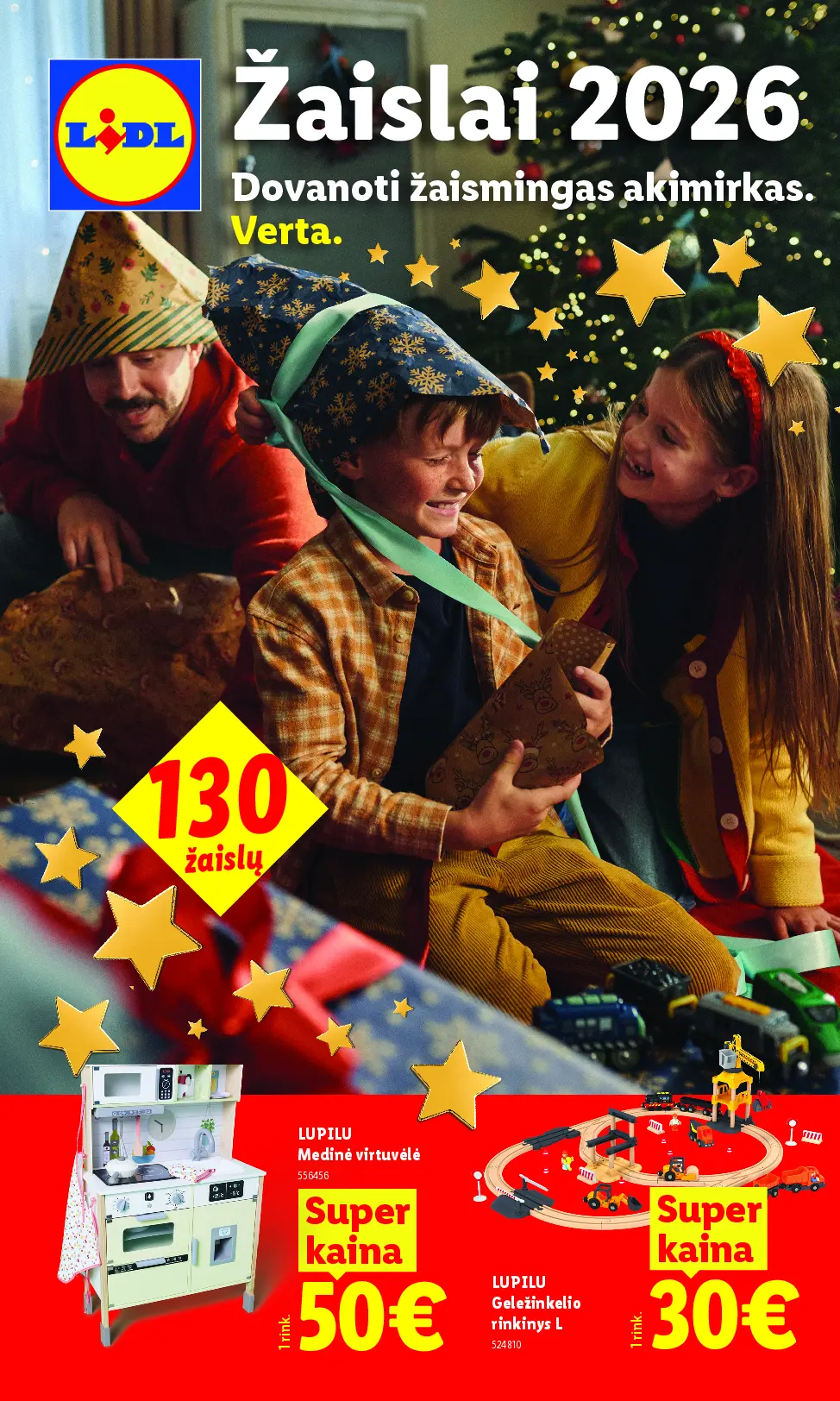 Lidl „Žaislų“ katalogas – 1 puslapis