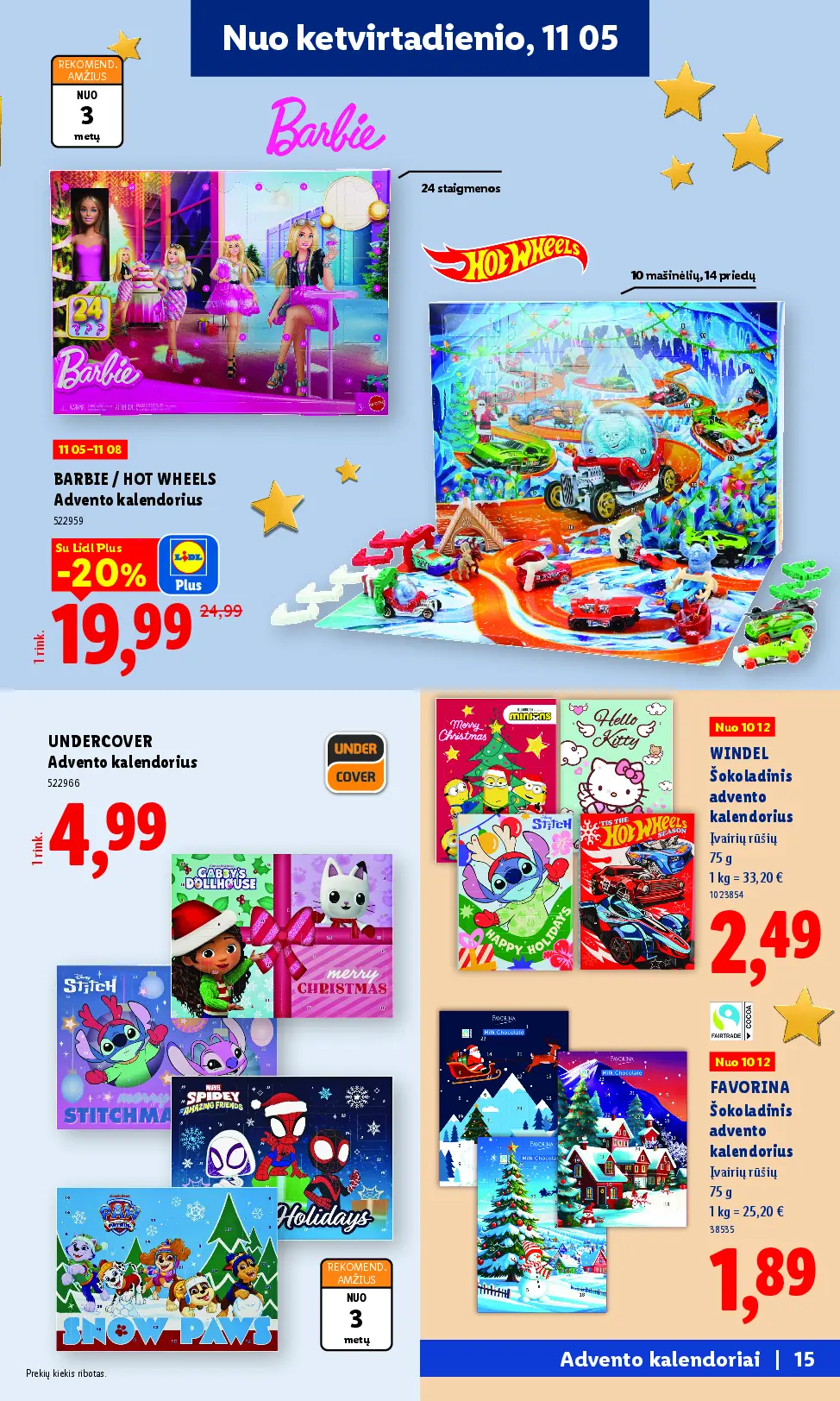 Lidl „Žaislų“ katalogas – 15 puslapis