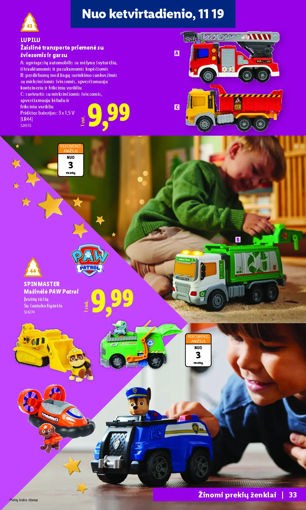 Lidl „Žaislų“ katalogas – 33 puslapis