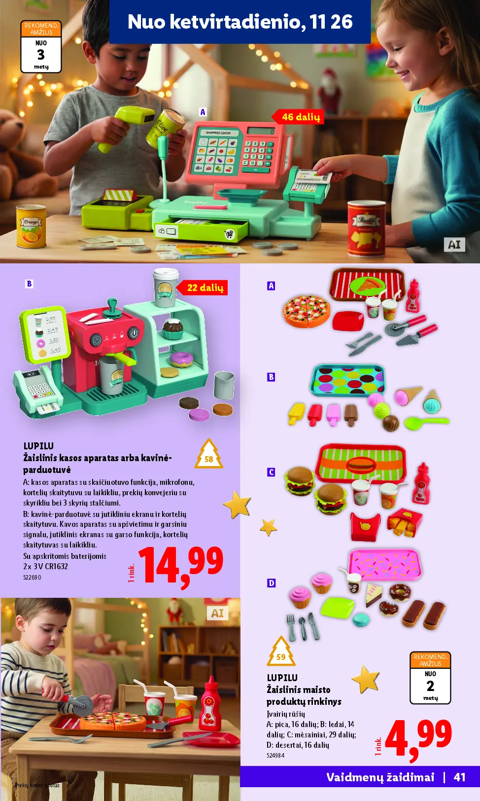 Lidl „Žaislų“ katalogas – 41 puslapis