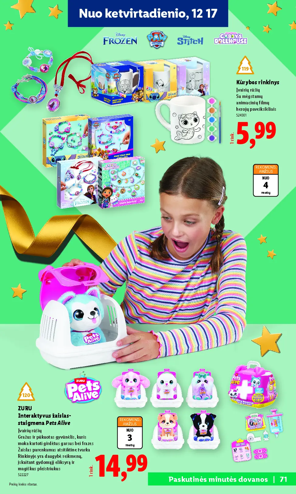 Lidl „Žaislų“ katalogas – 71 puslapis