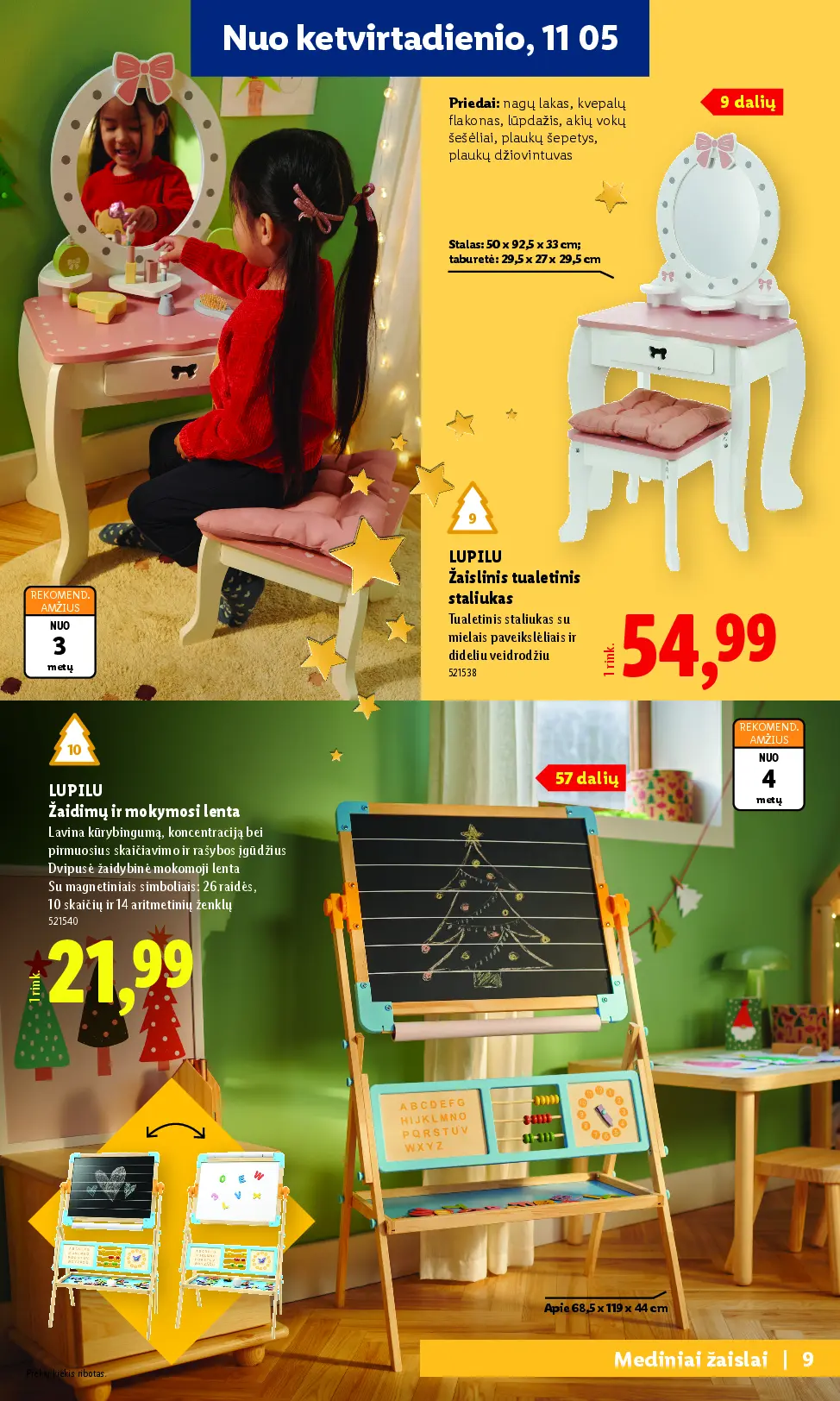 Lidl „Žaislų“ katalogas – 9 puslapis