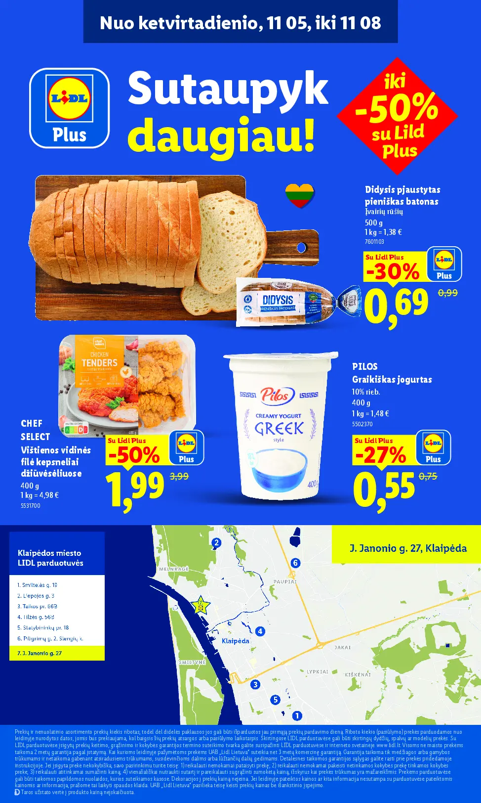 Lidl „Nauja parduotuvė Klaipėdoje“ leidinys – 4 puslapis
