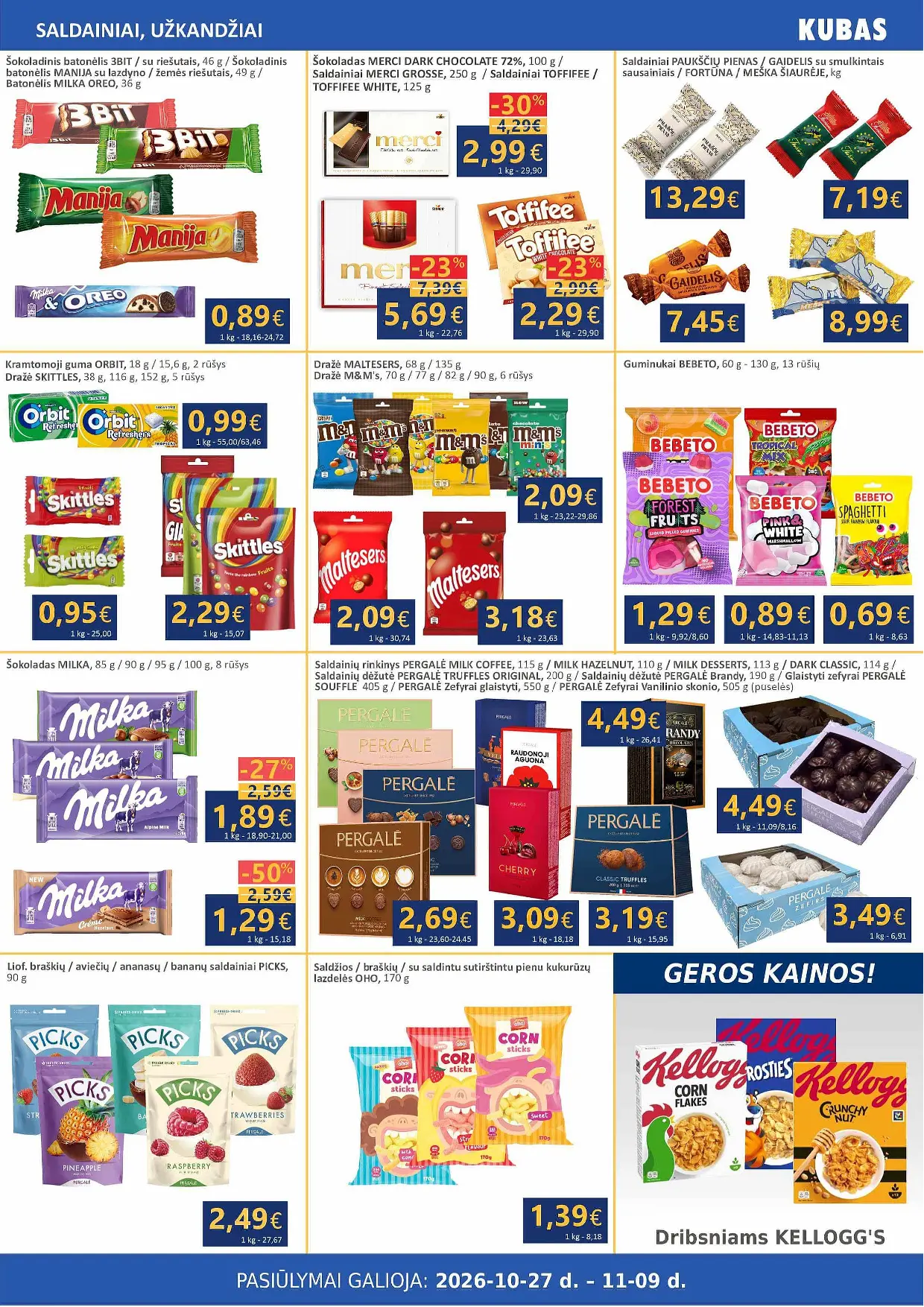 Kubas savaitės leidinys – 8 puslapis: Dražė SKITTLES, 116 g