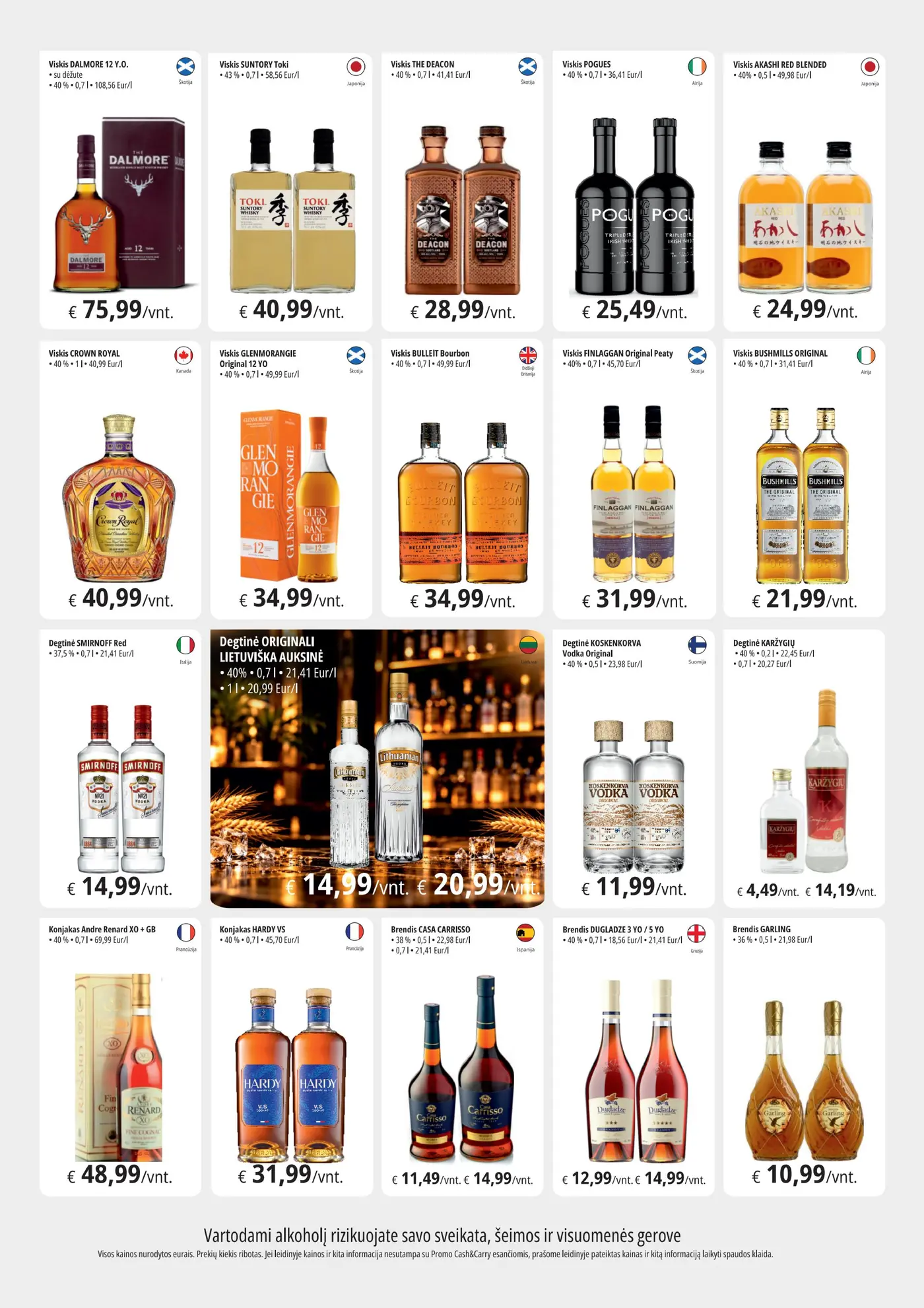 Promo Cash&Carry savaitės leidinys – 1 puslapis